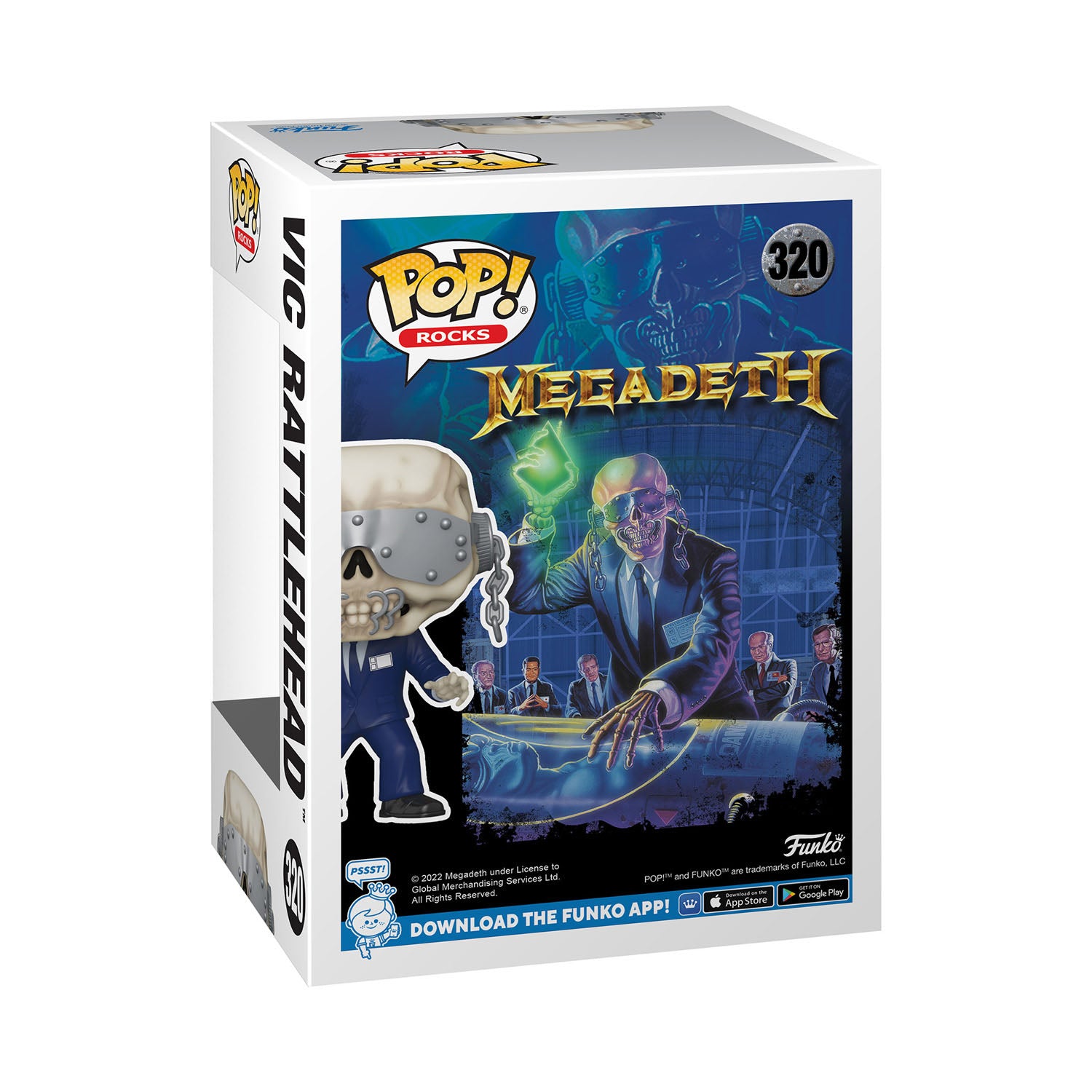 Funko Pop Vic Rattlehead Megadeth - 320