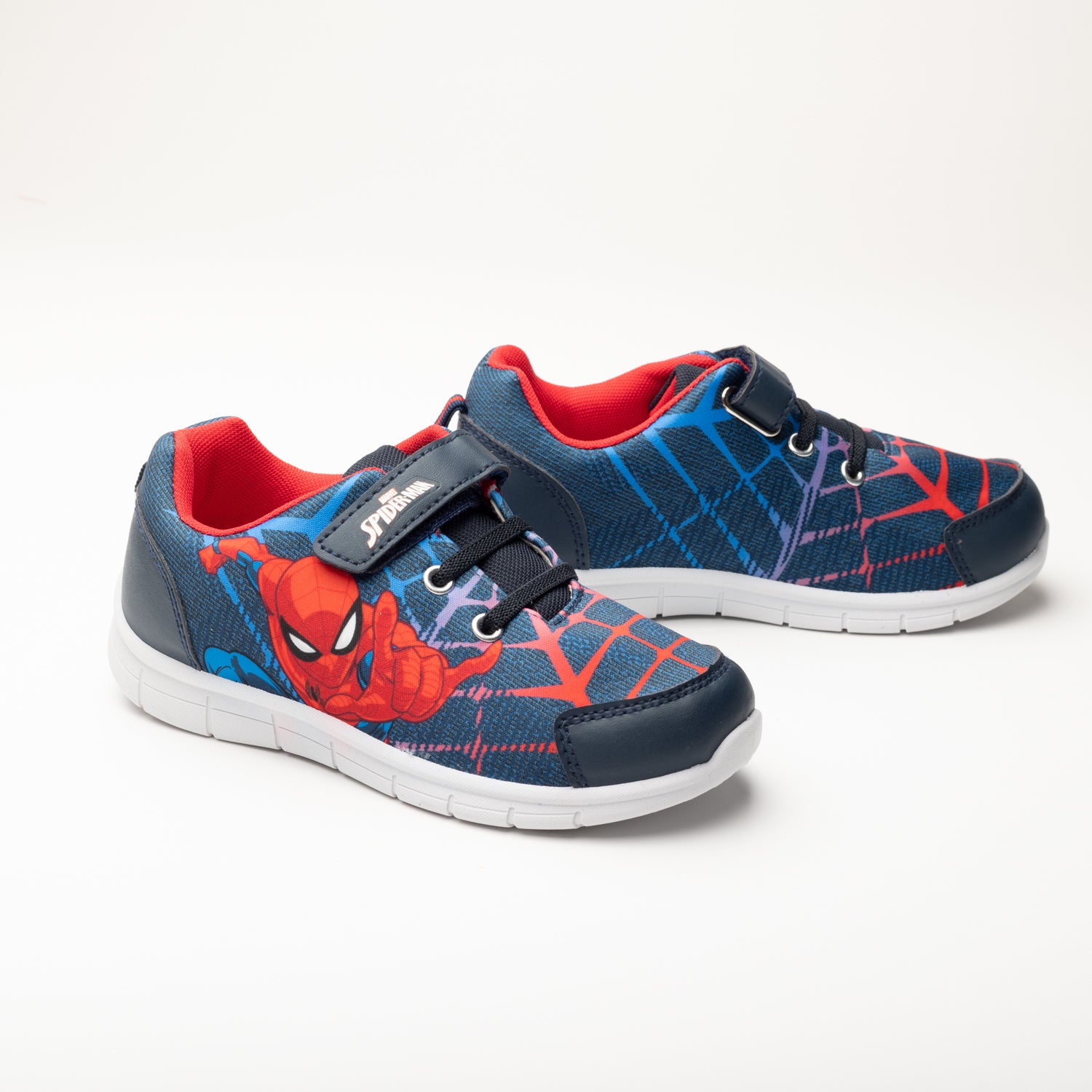 Zapatilla Niño Spiderman Face Azul Marvel