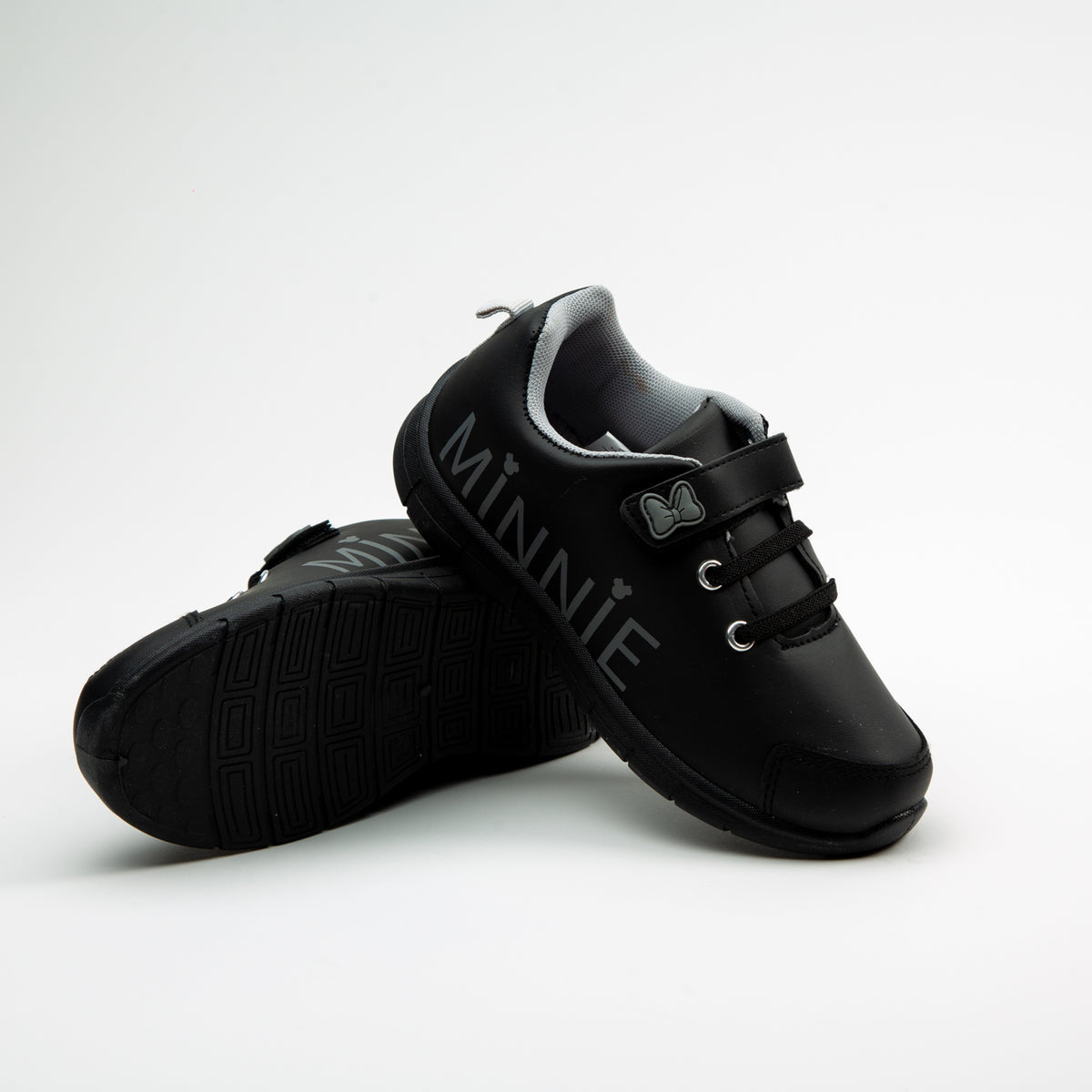Zapatillas Niña Nombre Negro Minnie Disney