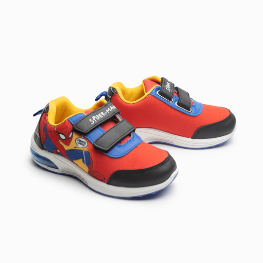 Zapatillas Luces Niño Spiderman Accion Rojo Marvel - Zapatillas Chile | The Brands Club cl