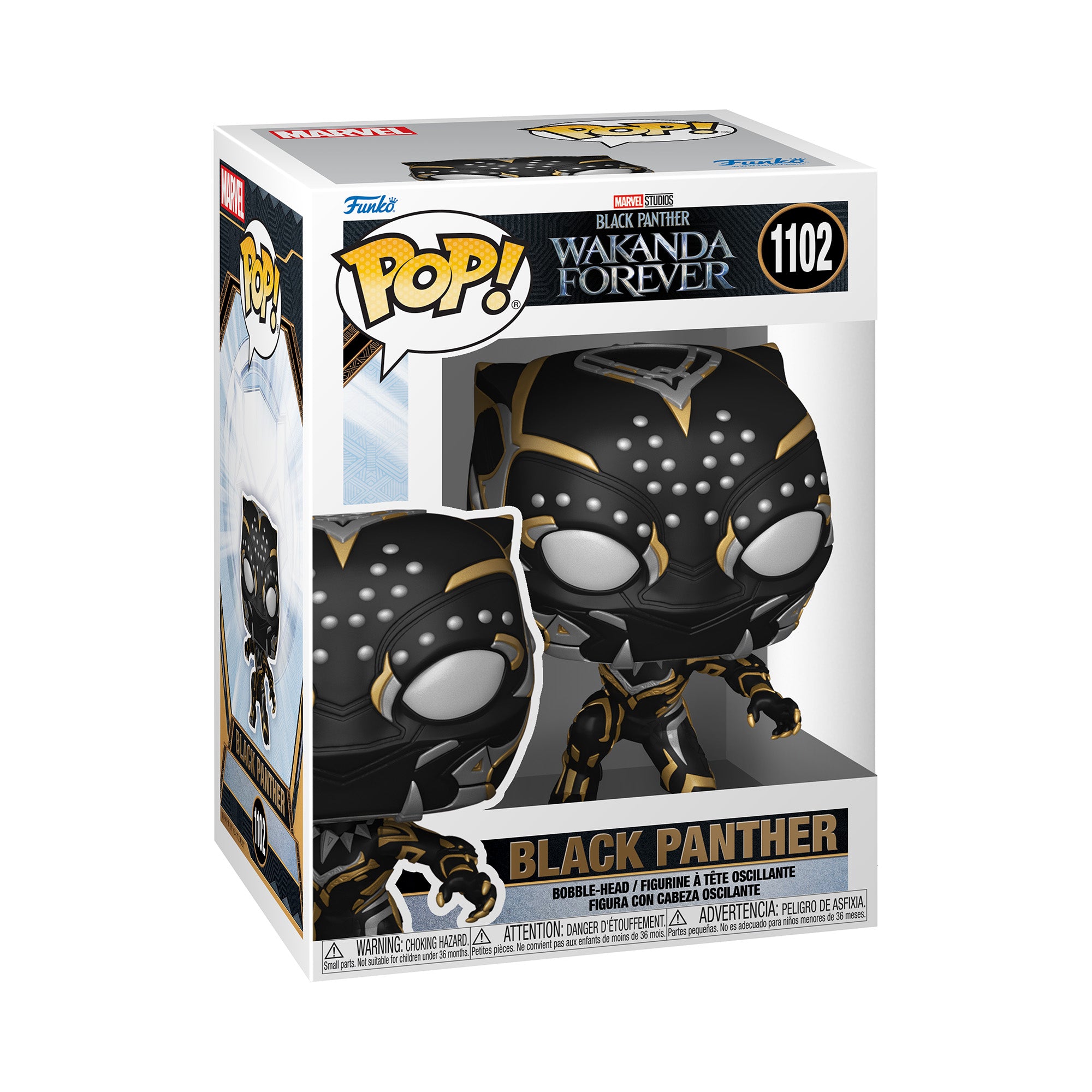 Funko Pop Black Panter Wakanda Forever Marvel - 1102