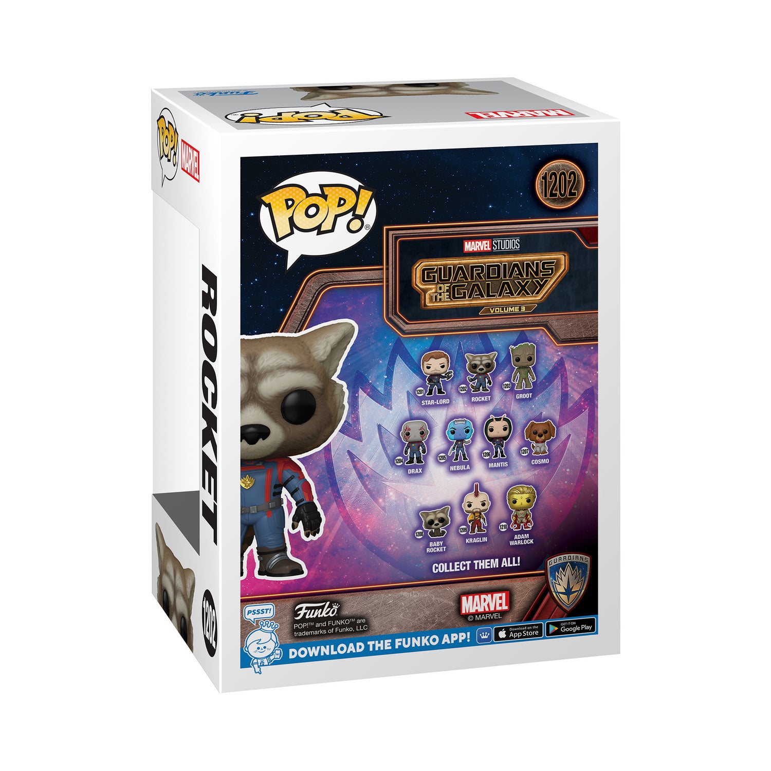 Funko Pop Rocket Marvel - 1202