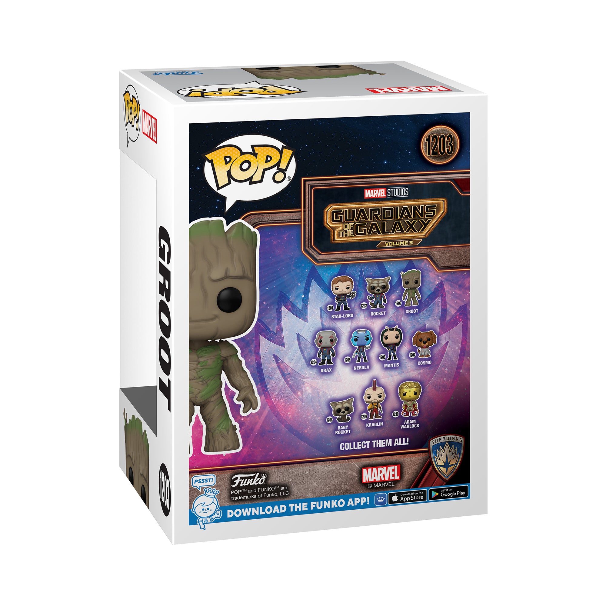 Funko Pop Guardianes de la Galaxia Groot - 1203