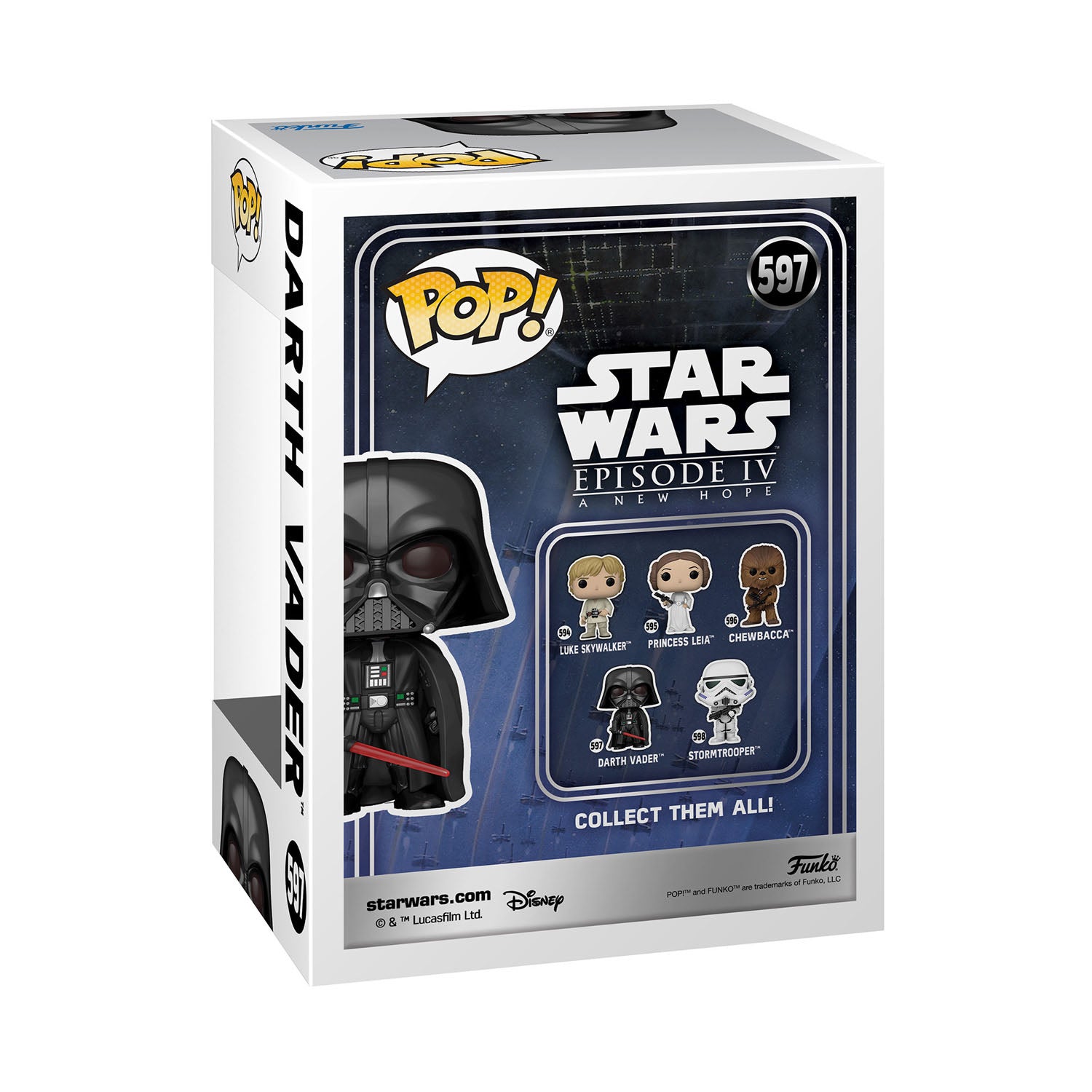 Funko Pop Darth Vader Star Wars -597