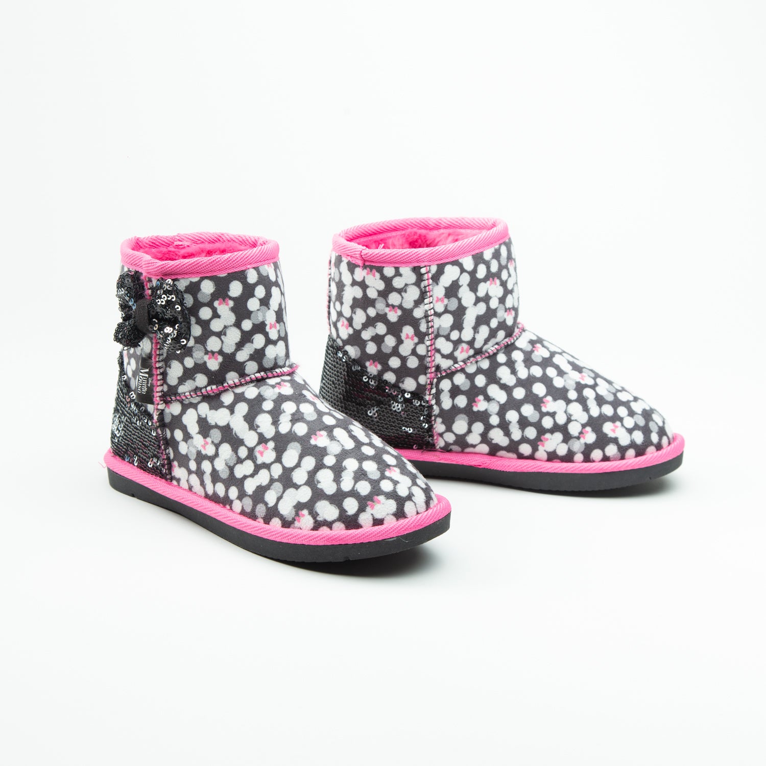 Bota Chiporro Niña Minnie Painted Negro Disney