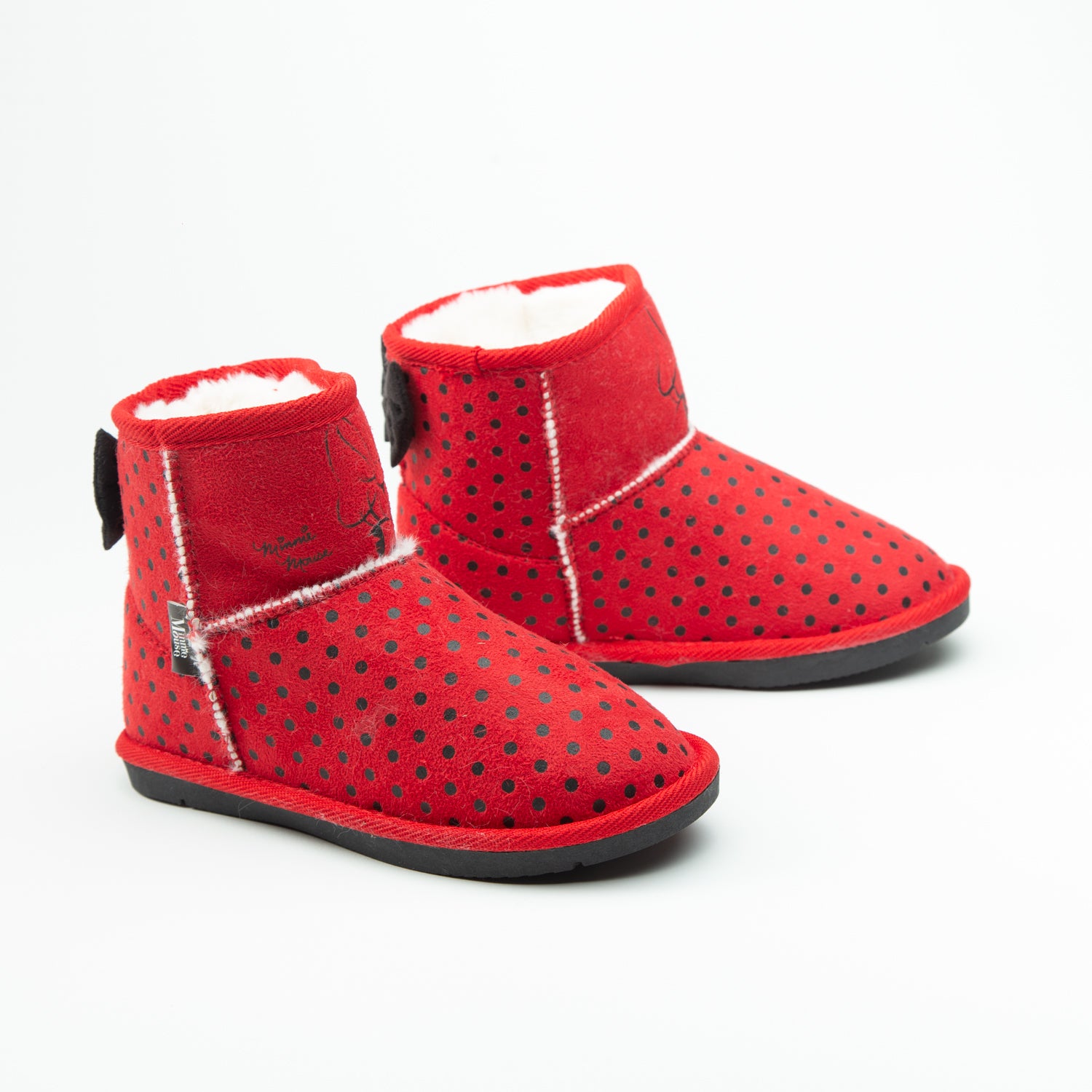 Bota Chiporro Niña Minnie Mirada Rojo Disney