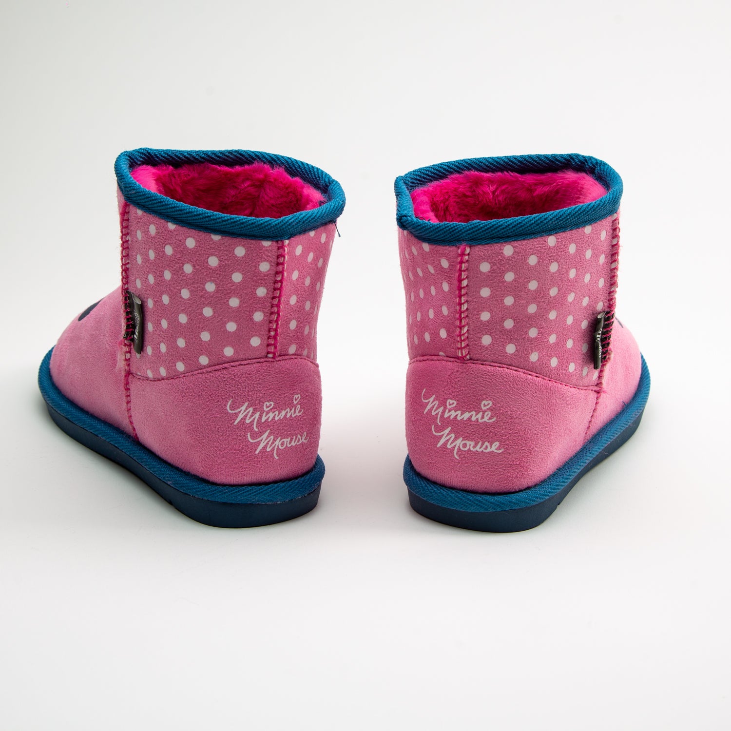 Bota Chiporro Niña Minnie Front Face Rosado Disney