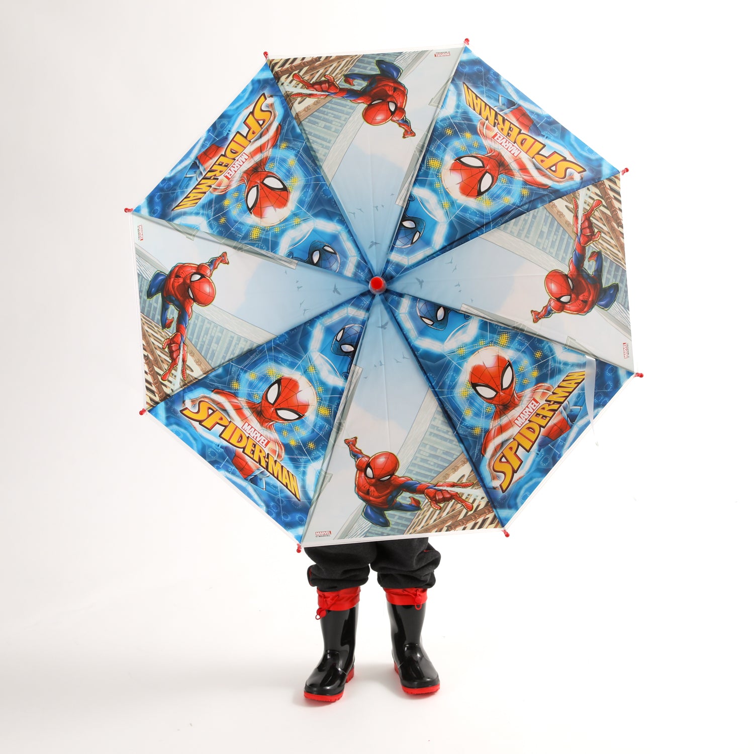 Paraguas Infantil Celeste Spiderman Marvel
