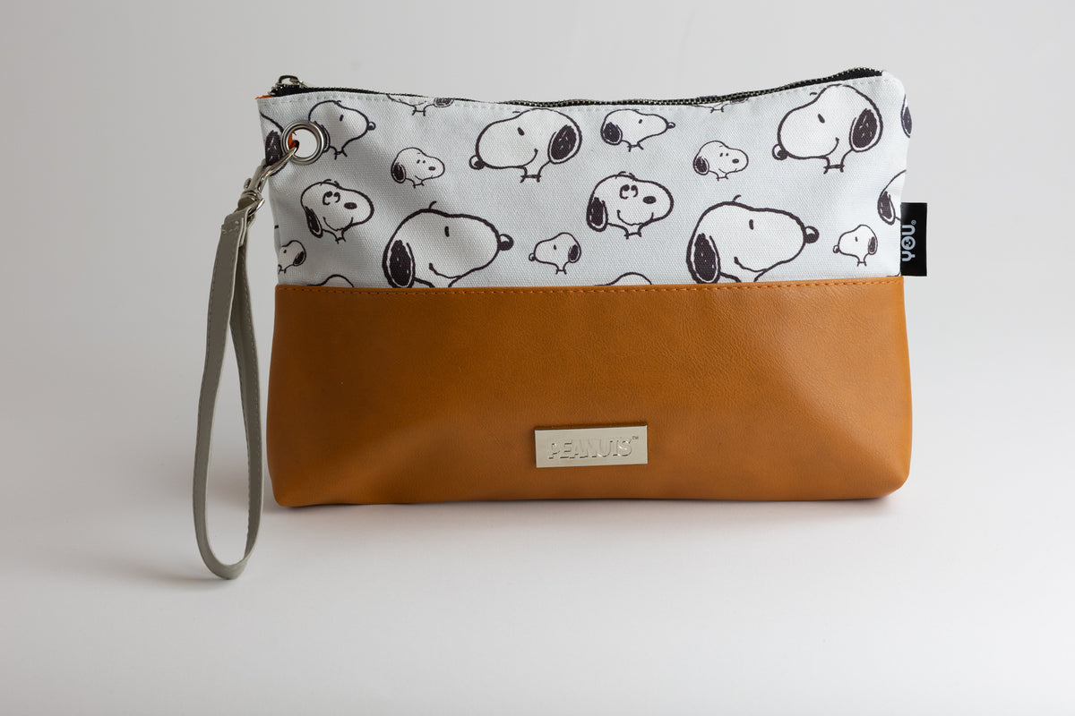 Cosmetiquero Mujer Rostro Cafe Snoopy