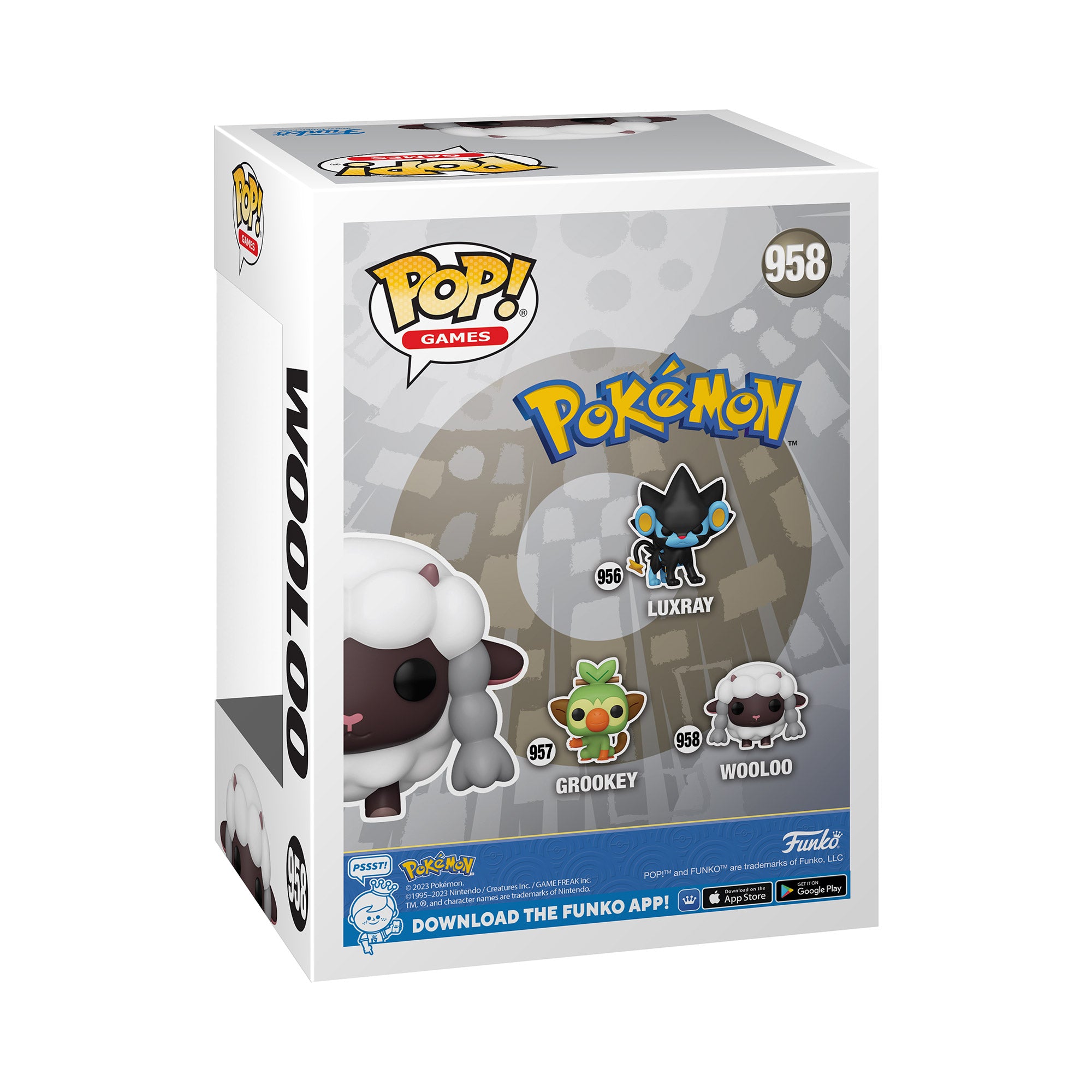 Funko Pop Pokemon Wooloo - 958