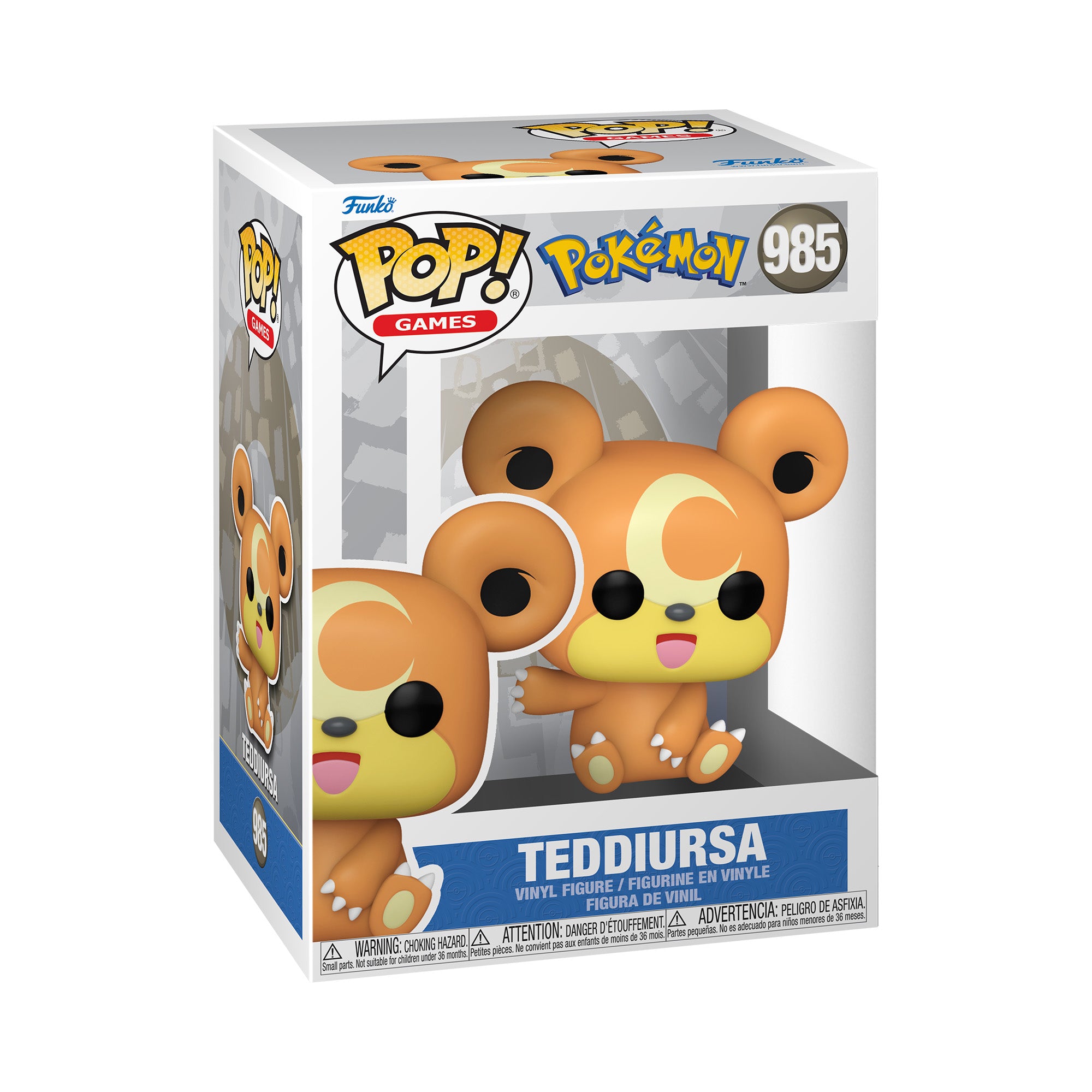 Funko Pop Teddiursa Pokemon - 985