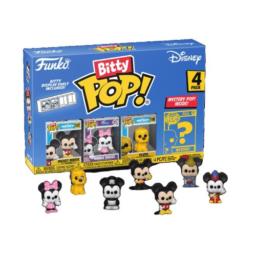 Funko Bitty Pop: Disney Mickey 4 unidades