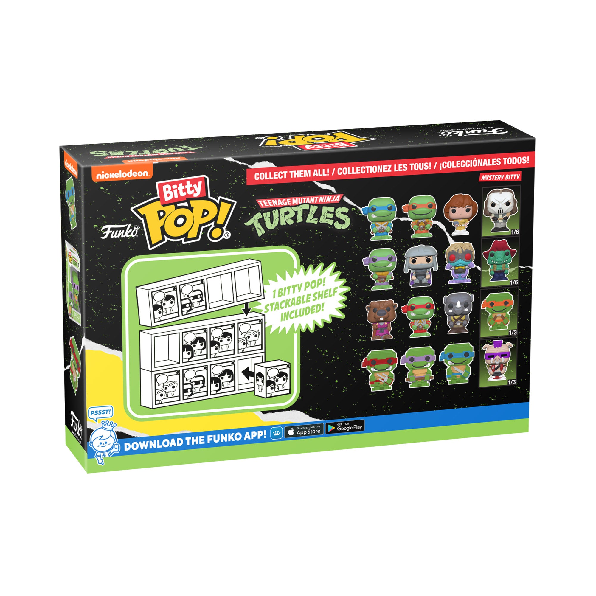 Funko Bitty Pop: Tortugas Ninja 4 unidades