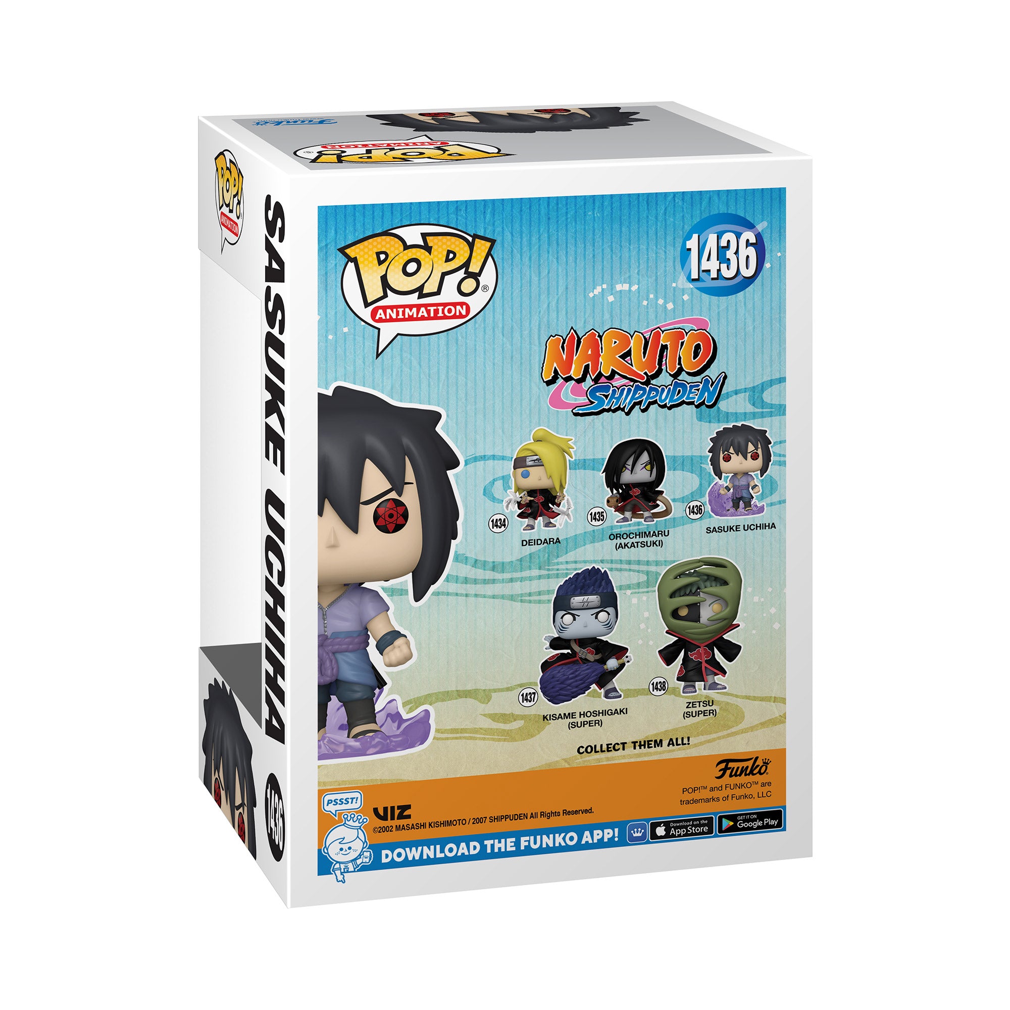 Funko Pop Sasuke Uchiha Naruto - 1436