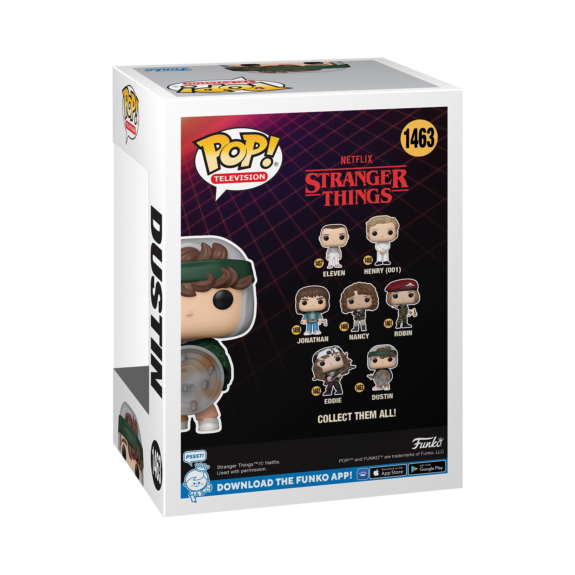 Funko Pop Stranger Things Dustin Netflix - 1463