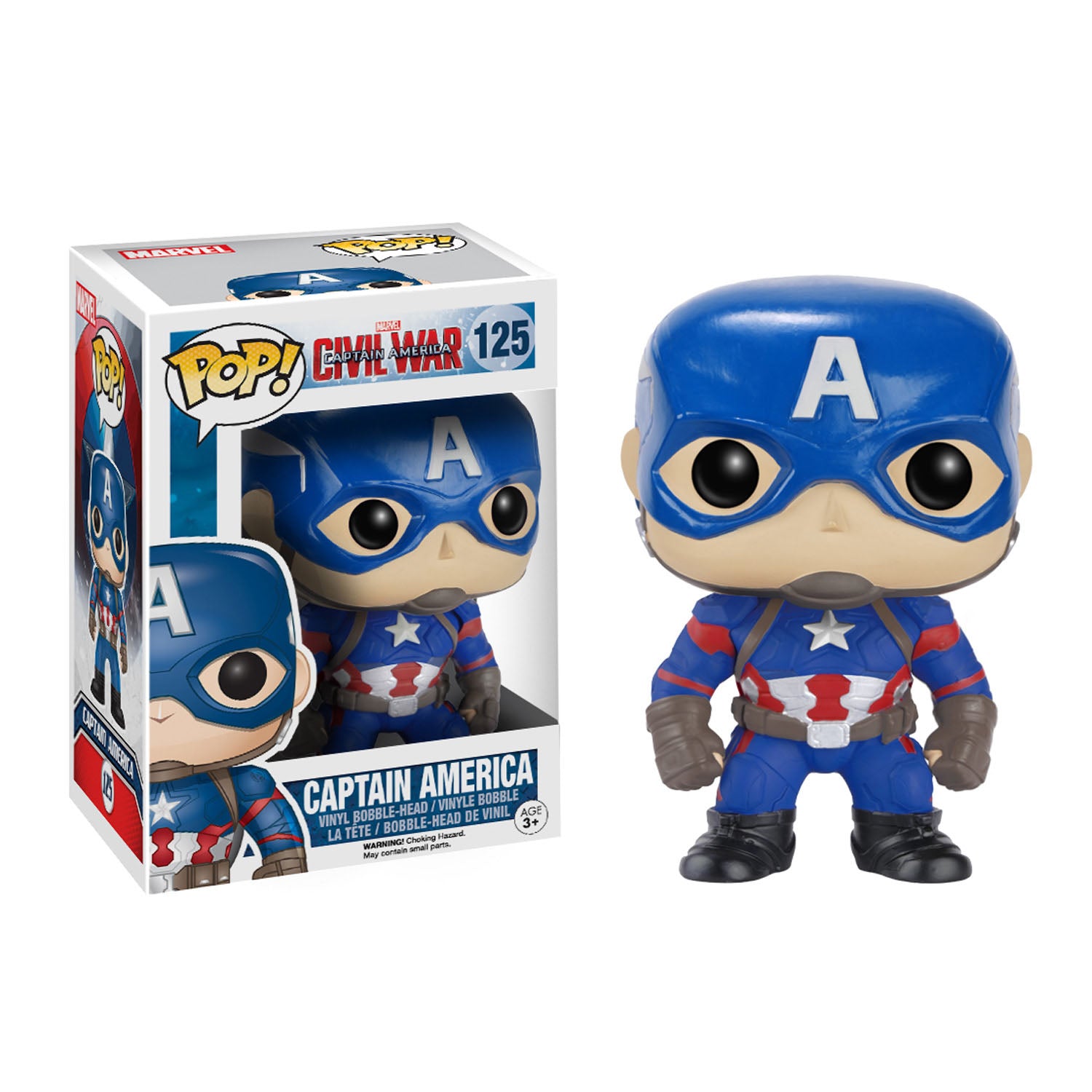 Funko Pop Capitan Amercia 3 Marvel - 125