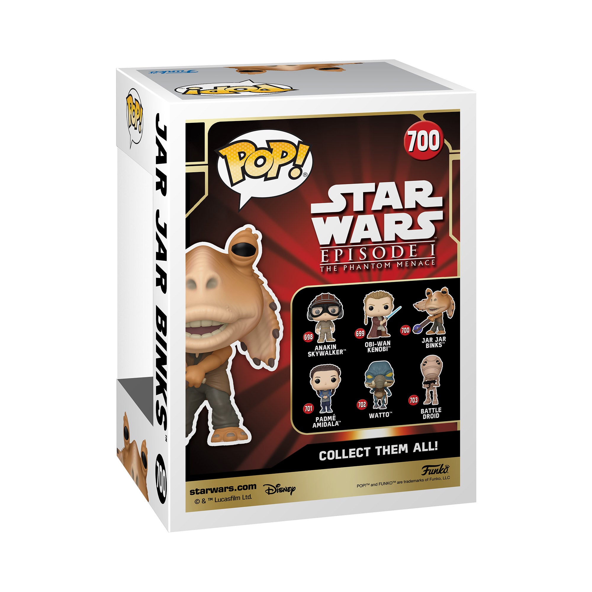 Funko Pop Jar Jar Binks Star Wars - 700