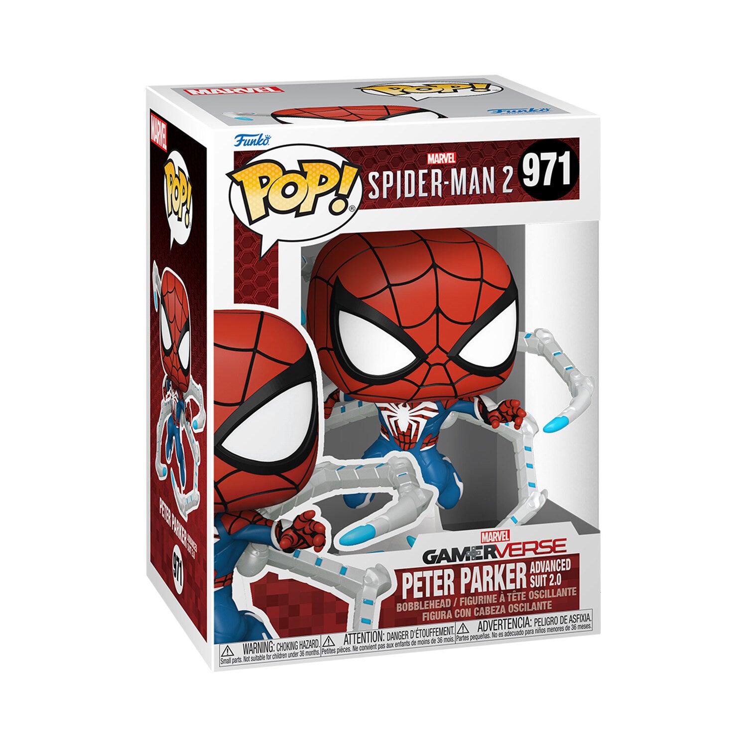Funko Pop Marvel Spiderman 2: Peter Parker Traje - 971