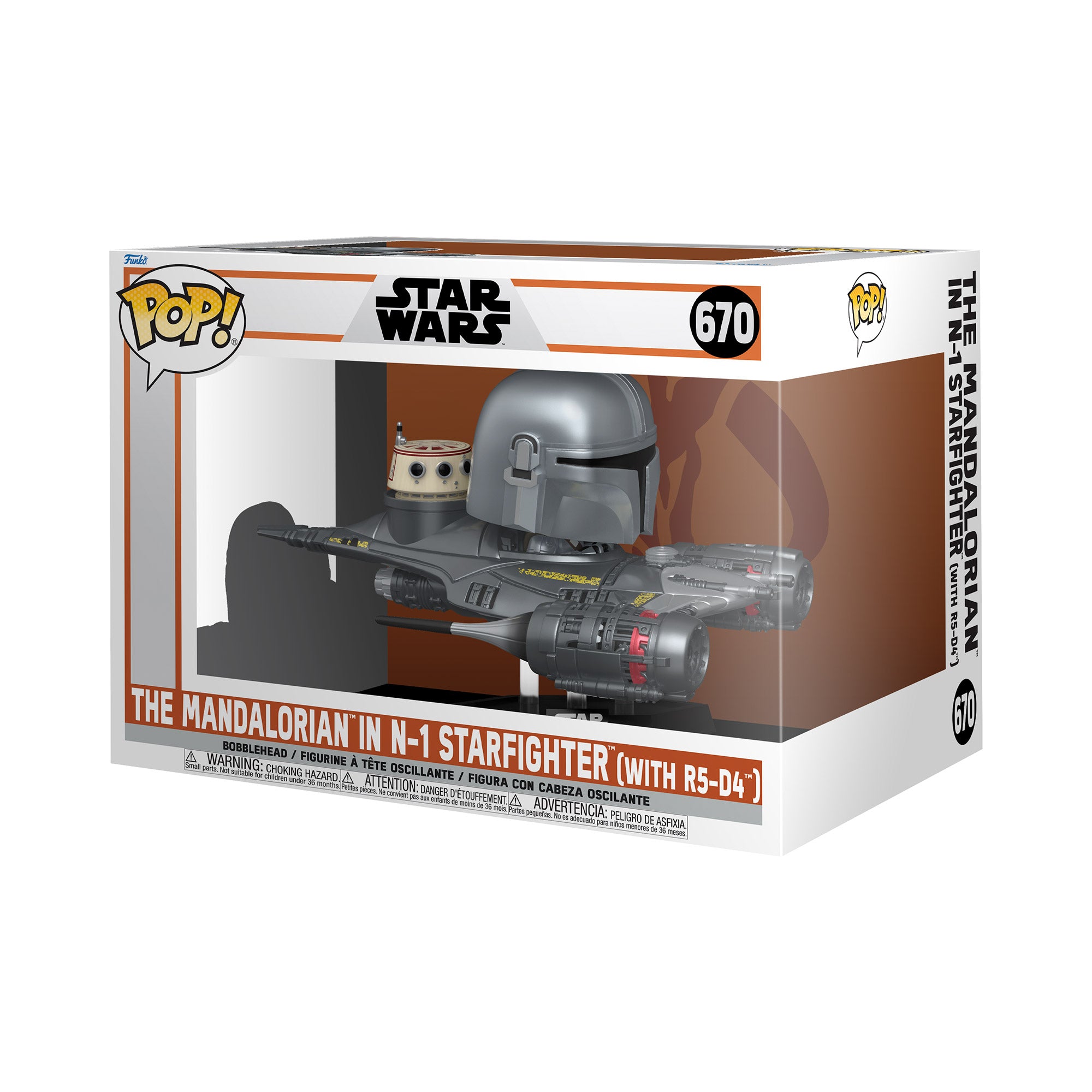 Funko Pop The Mandalorian & N-1 Starfighter Mnd S9 - 670