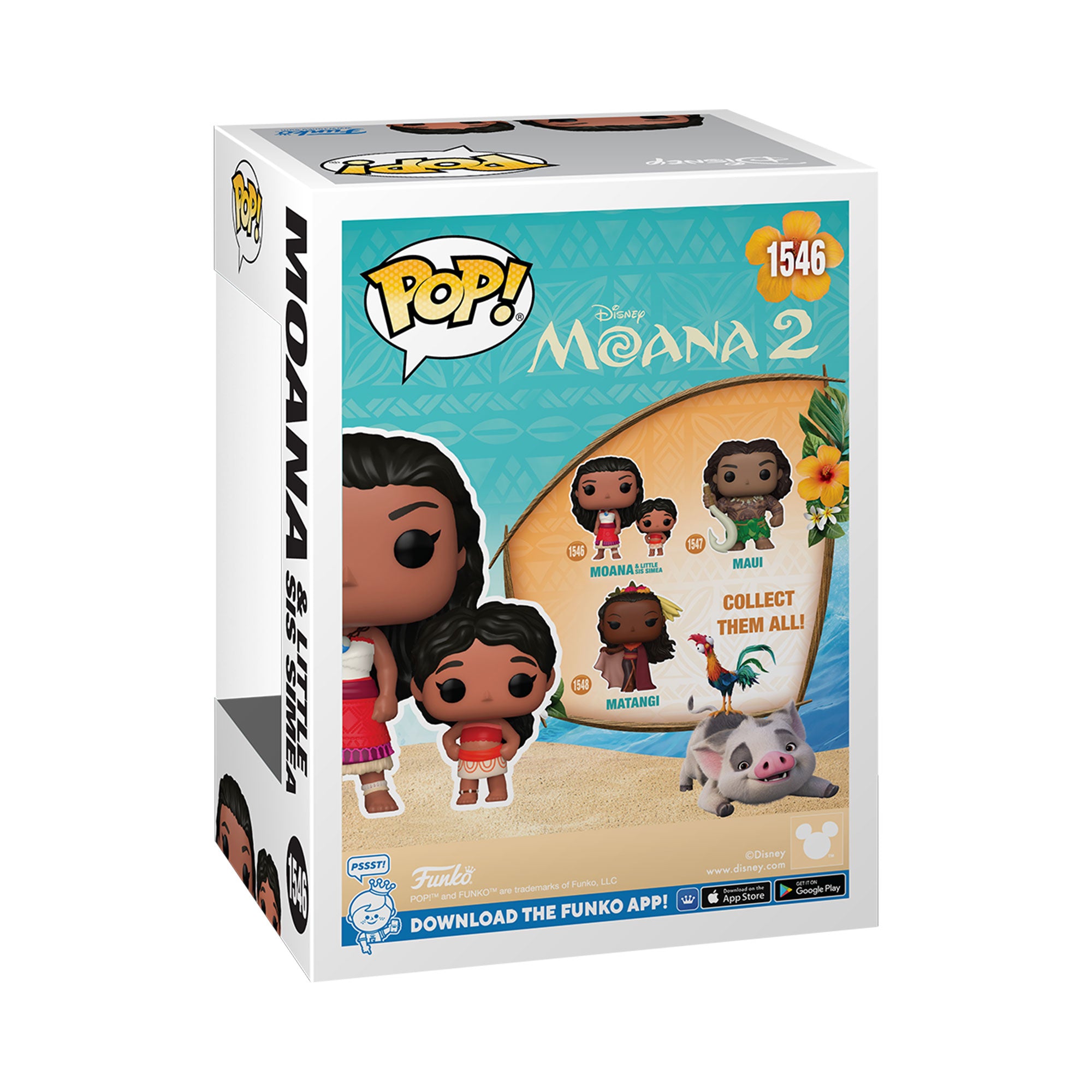 Funko Pop Moana & Simea Disney - 1546