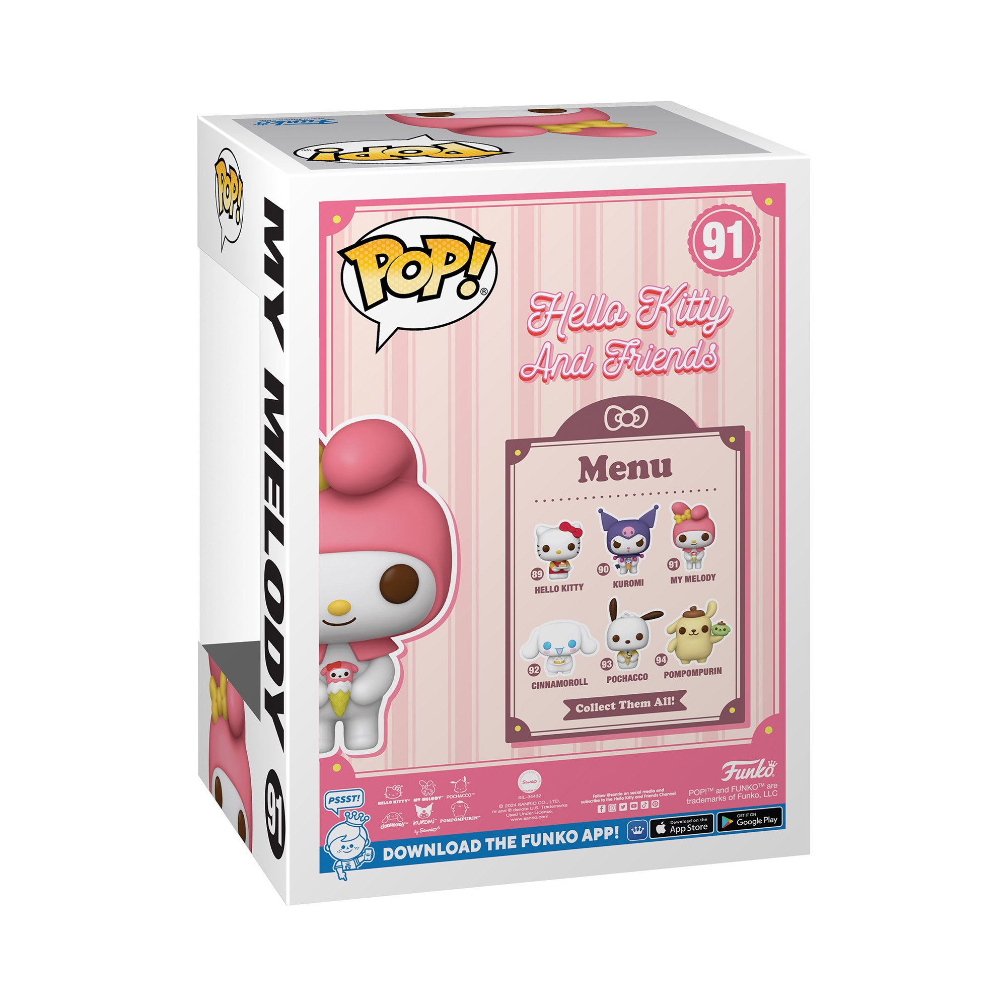 Funko Pop Hello Kitty - My Melody - 91 - Funkos Pop Chile | The Brands Club cl