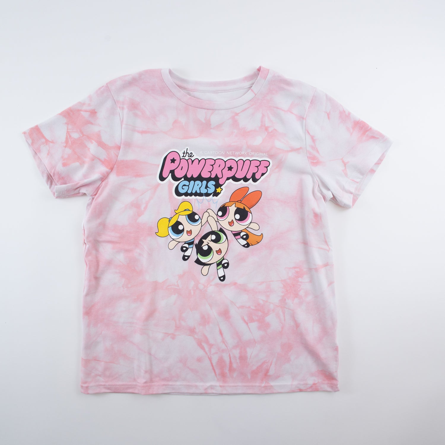 Polera Mujer Las chicas superpoderosas Hi 5 Rosado Cartoon Network