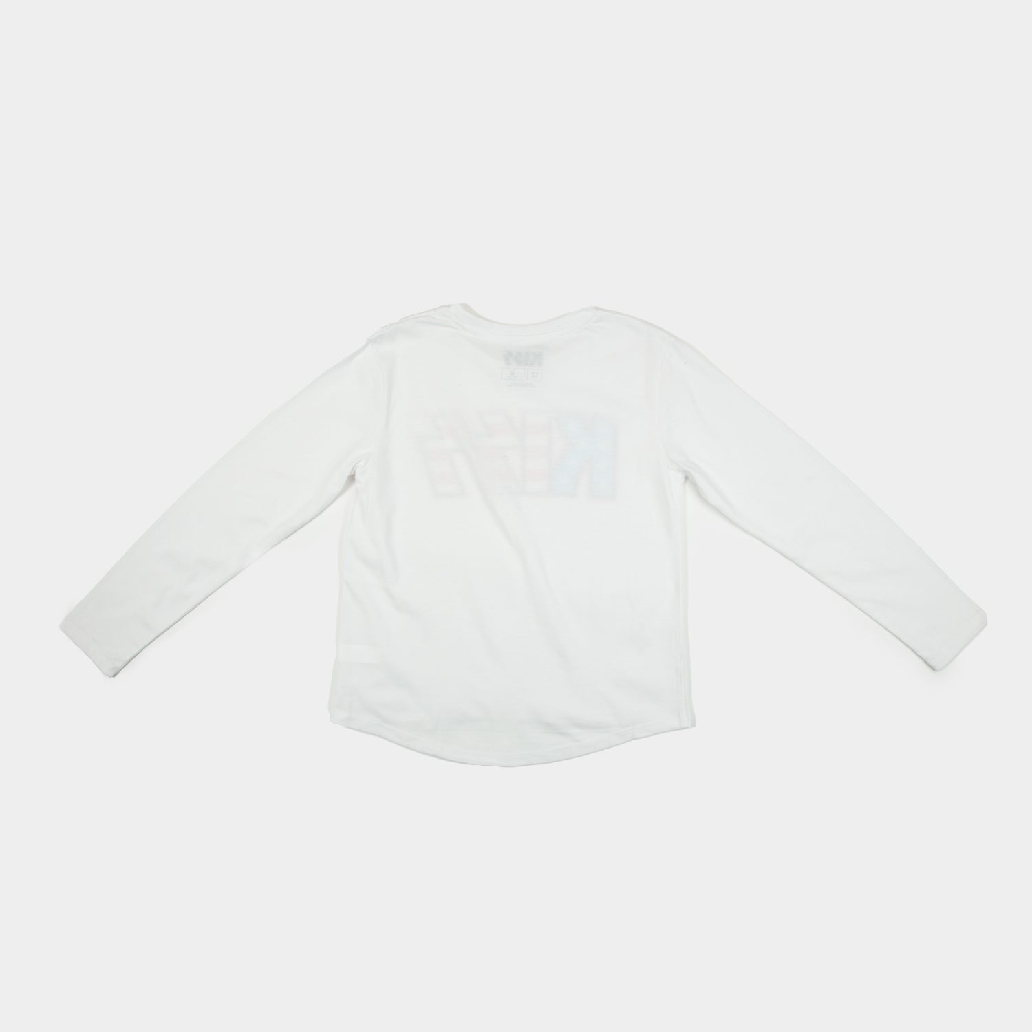 Polera Manga Larga Niña Logo Blanco Kiss