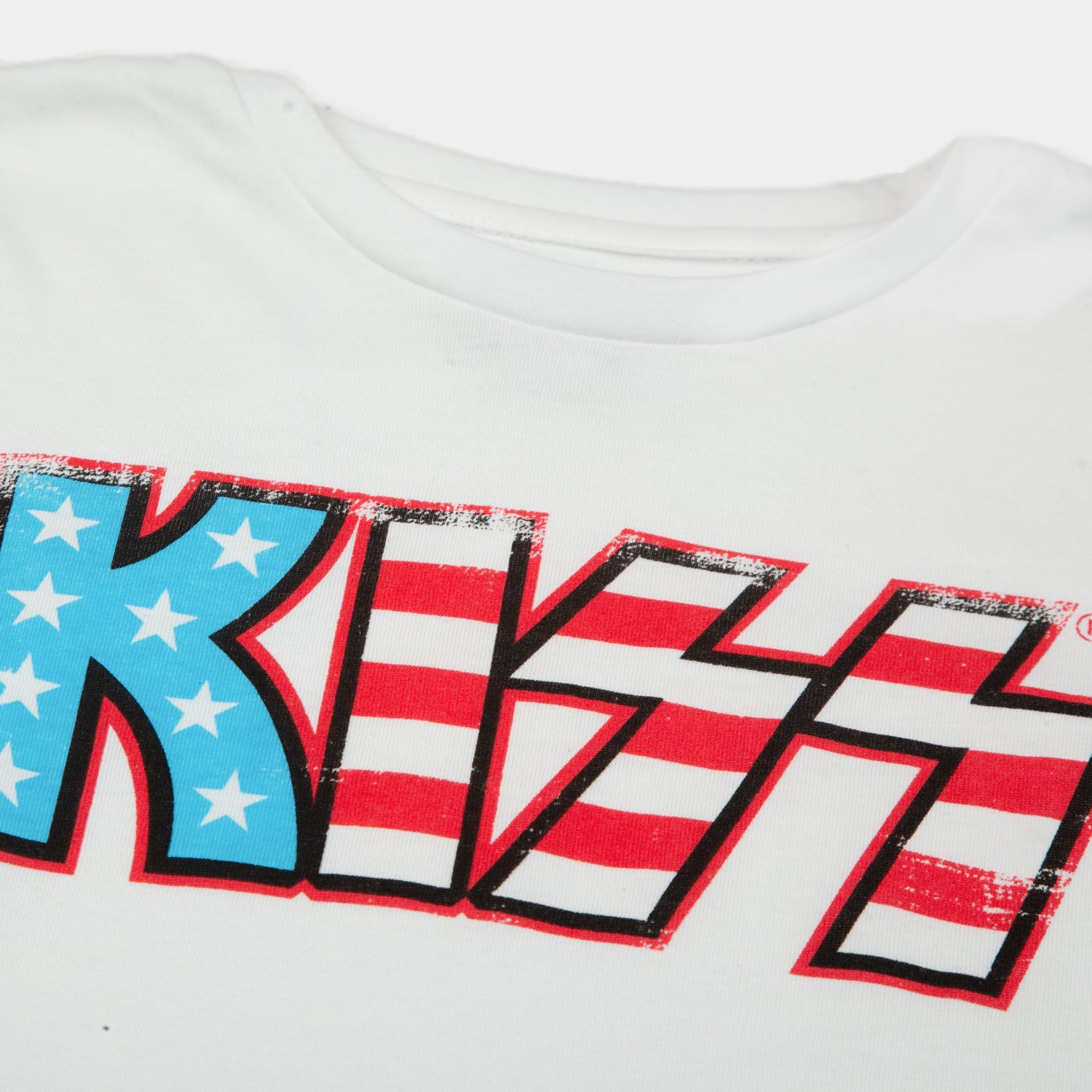 Polera Manga Larga Niña Logo Blanco Kiss