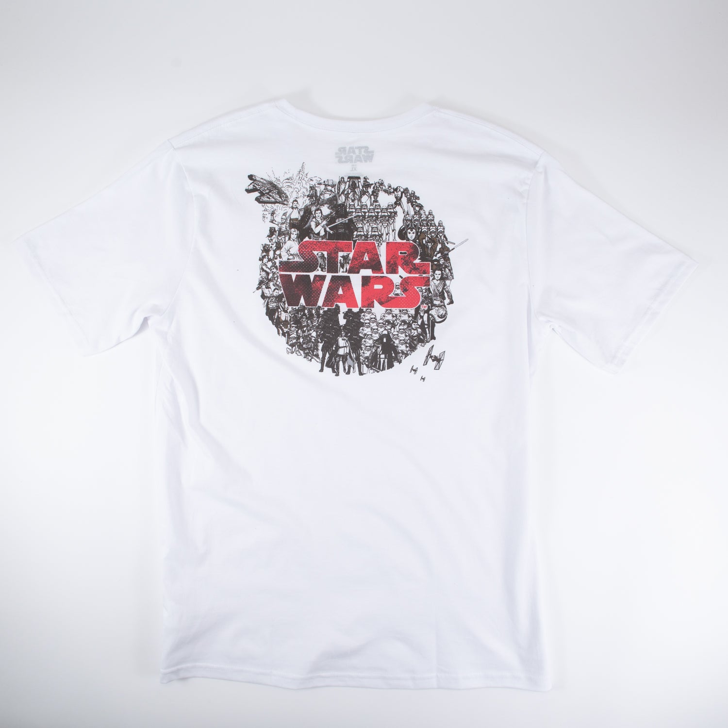 Polera Hombre Personajes Blanco Star Wars