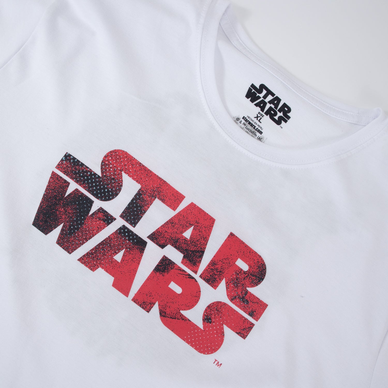Polera Hombre Personajes Blanco Star Wars