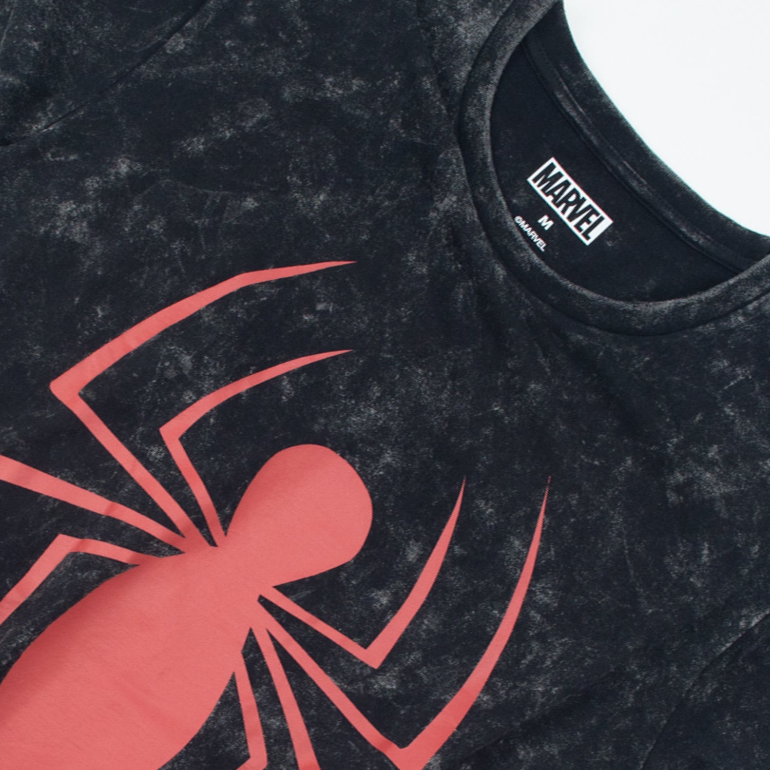 Polera Hombre Spiderman New Style Gris Oscuro Marvel