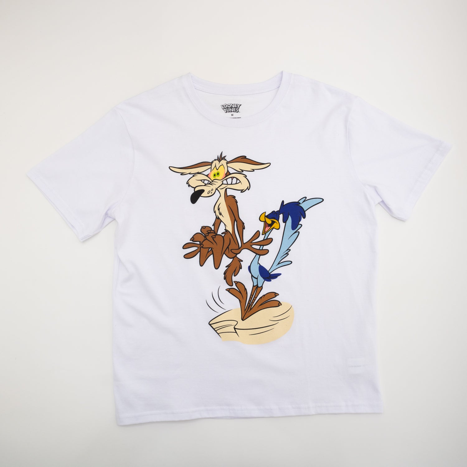 Polera Hombre Clasico Blanco Looney Tunes
