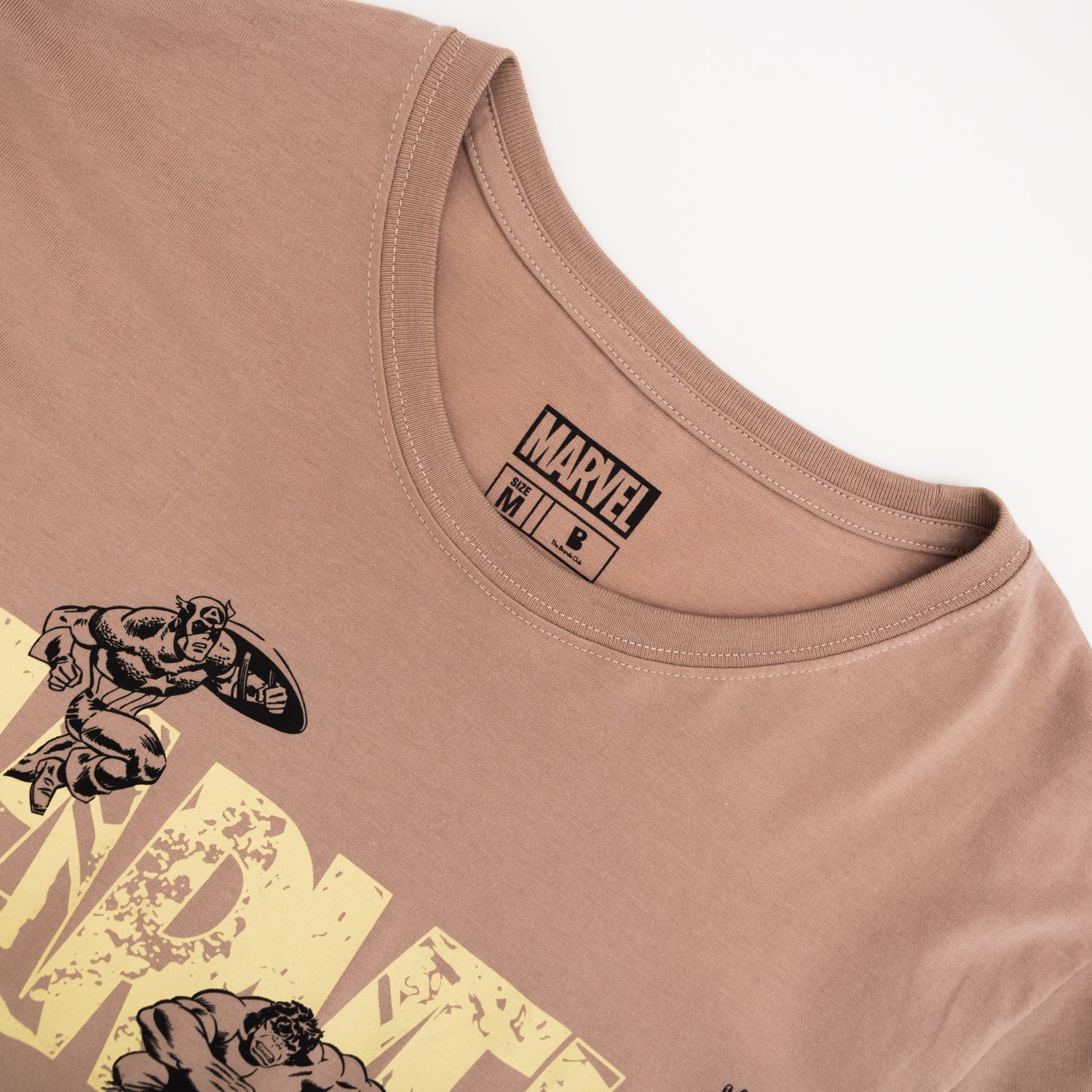 Polera Hombre Logo Gris Marvel