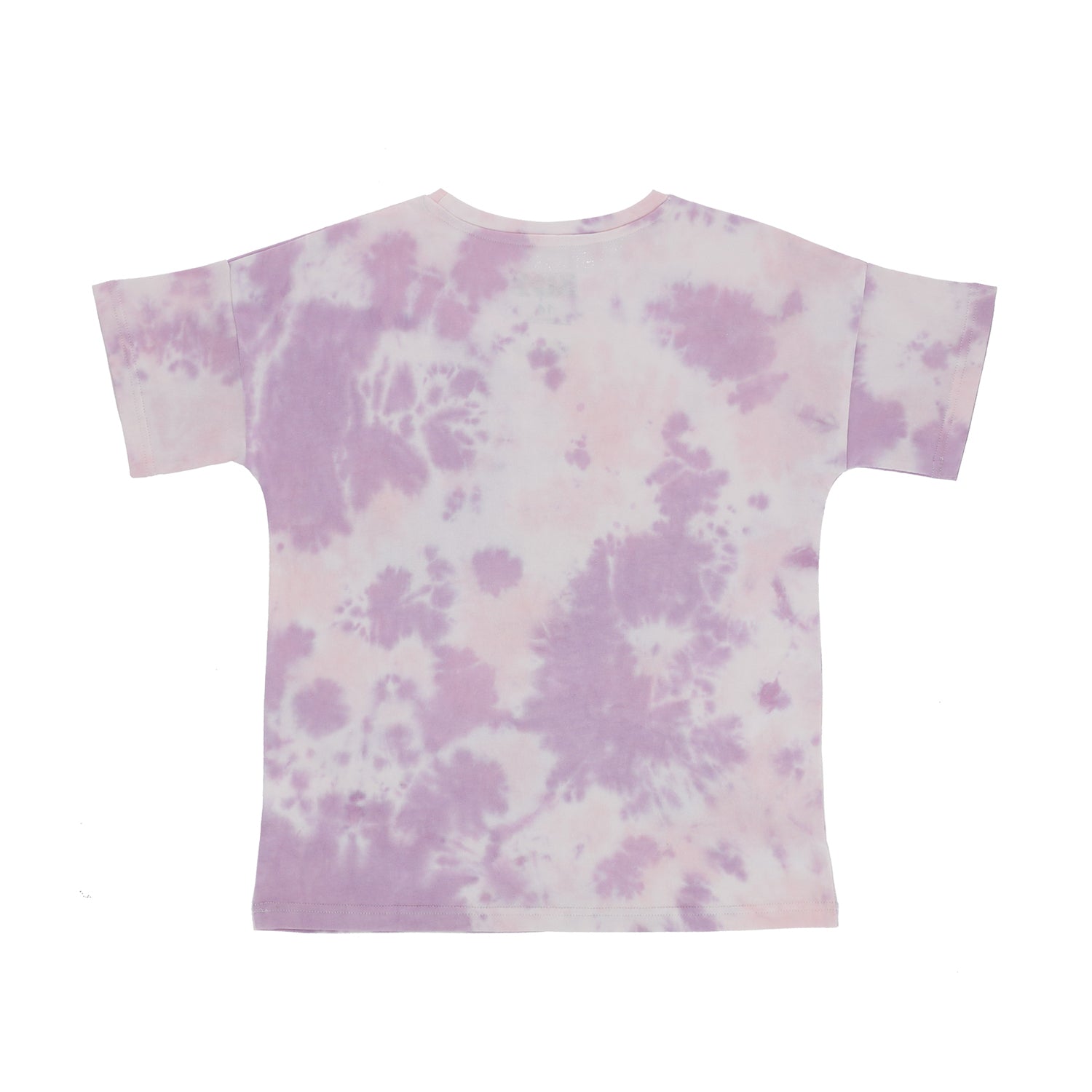 Polera Manga Corta Niña Corazon Lila Kiss