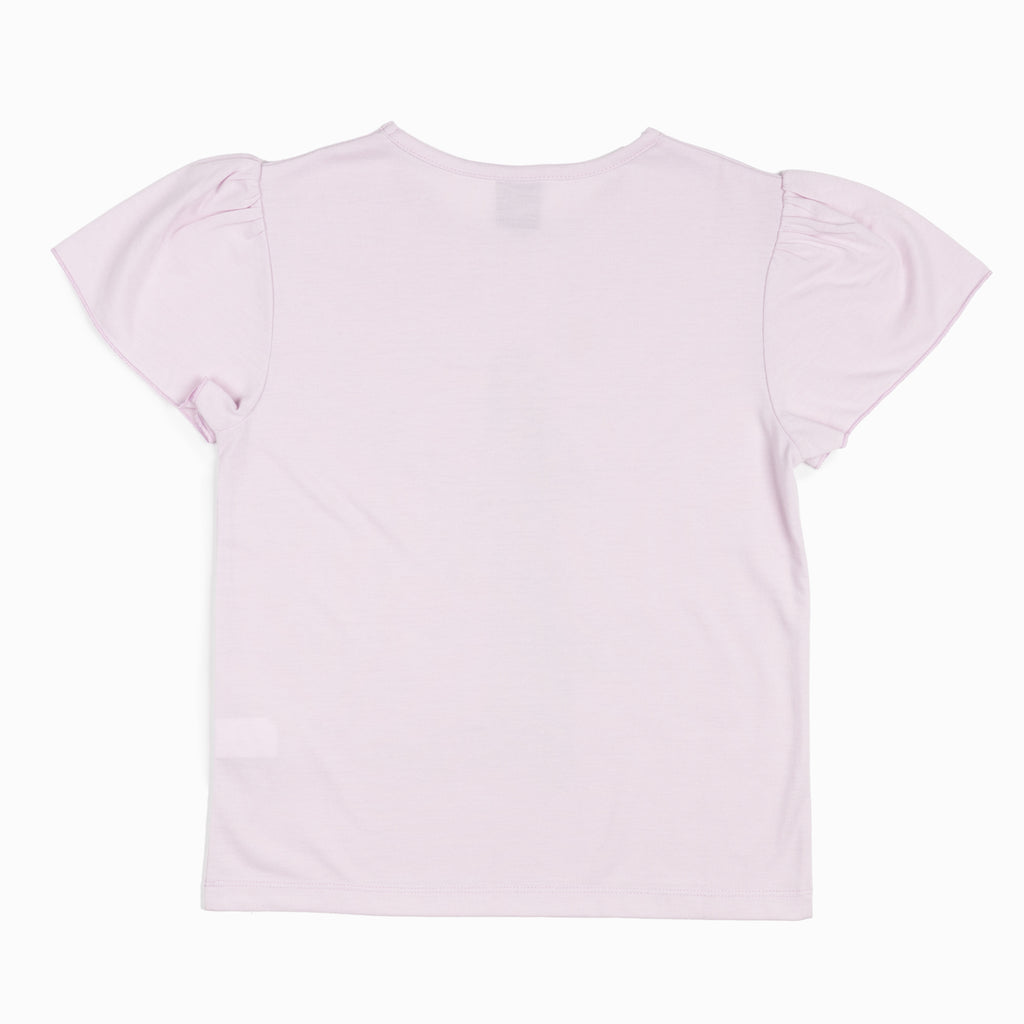 Polera Niña Shine Asha Wish Morado Disney