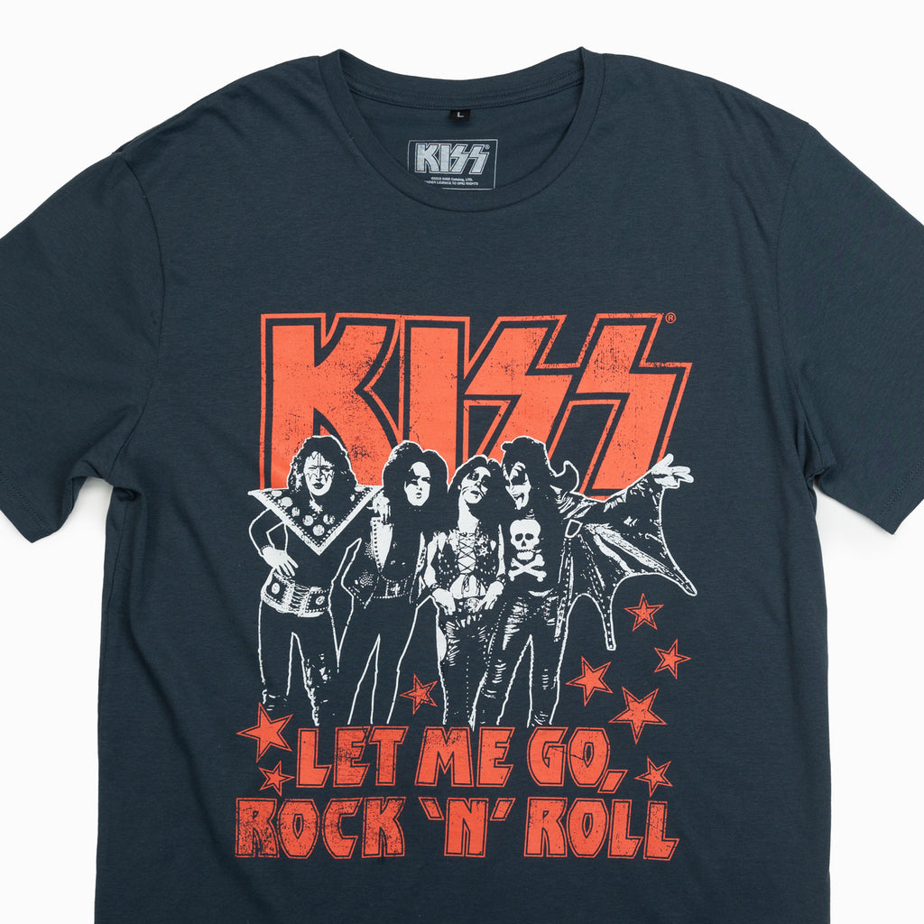 Polera Hombre Kiss Let Me Go Azul Kiss