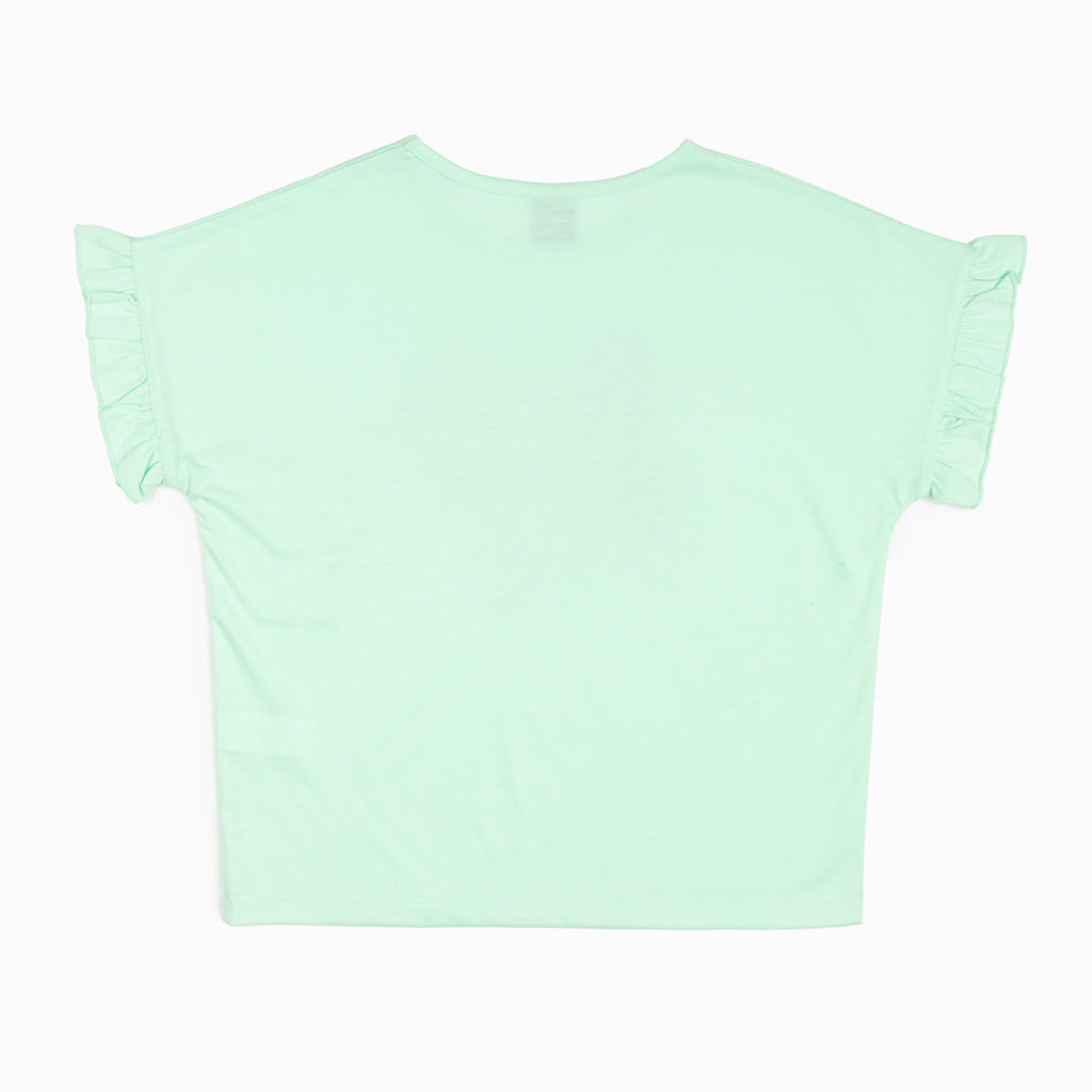 Polera Niña Shine On Wish Verde Disney