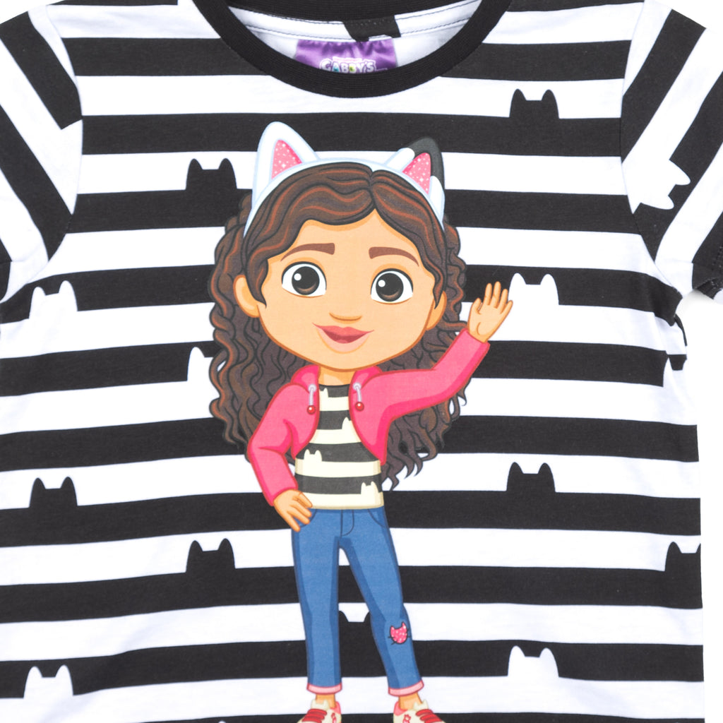 Polera Niña Cat Blanco Gabby Dollhouse