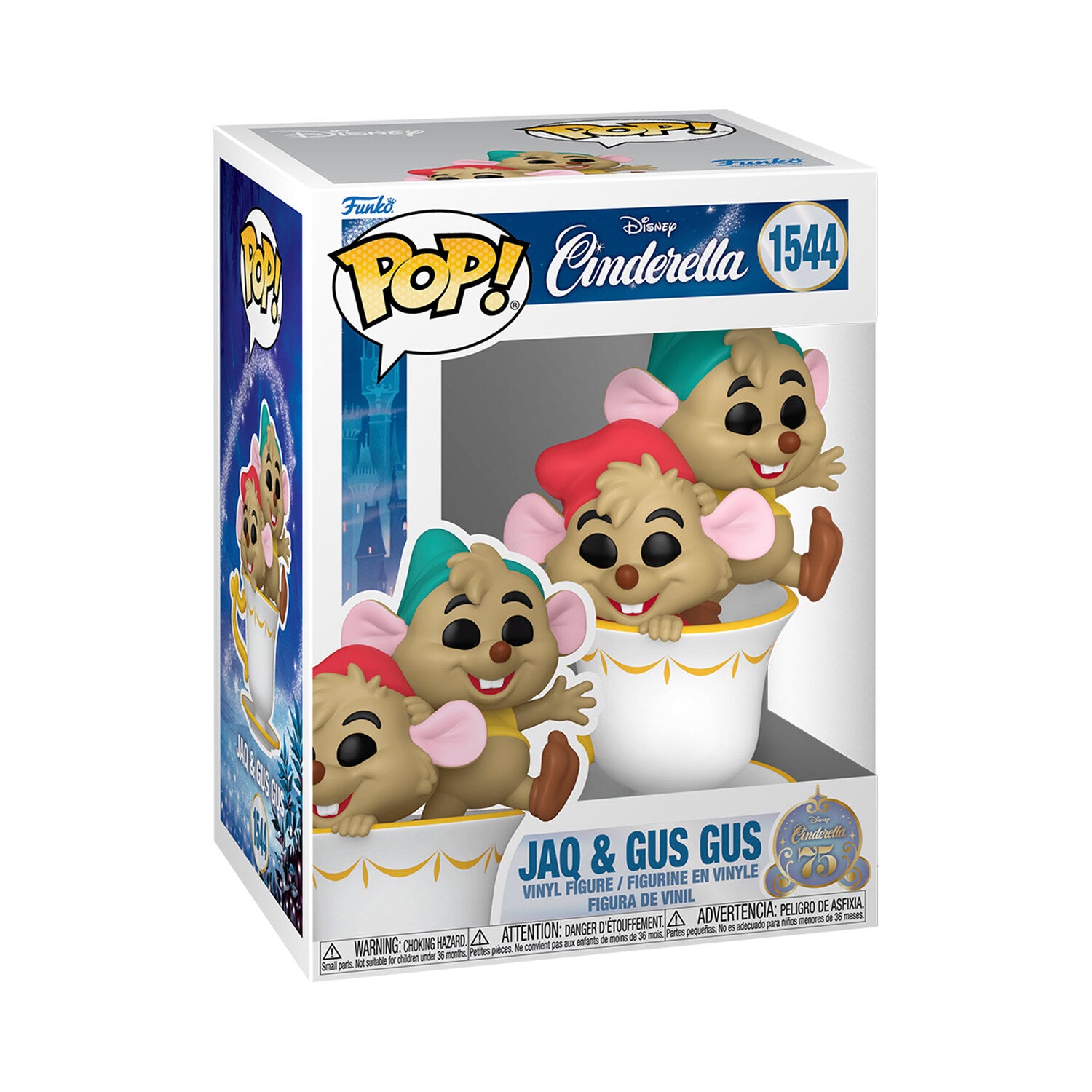 Funko Pop Cenicienta 75th Aniversario: Jaq & Gus - 1544