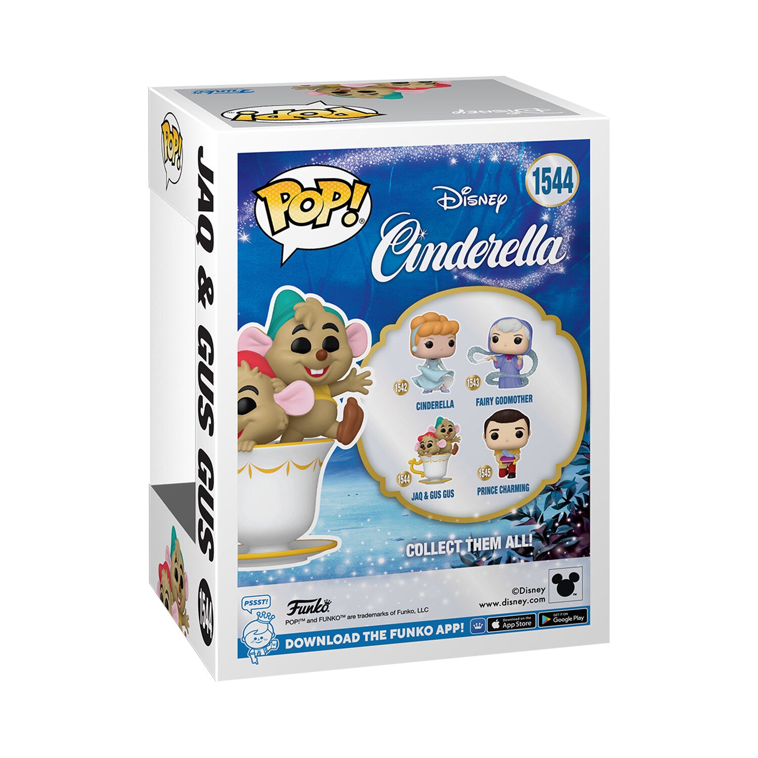 Funko Pop Cenicienta 75th Aniversario: Jaq & Gus - 1544