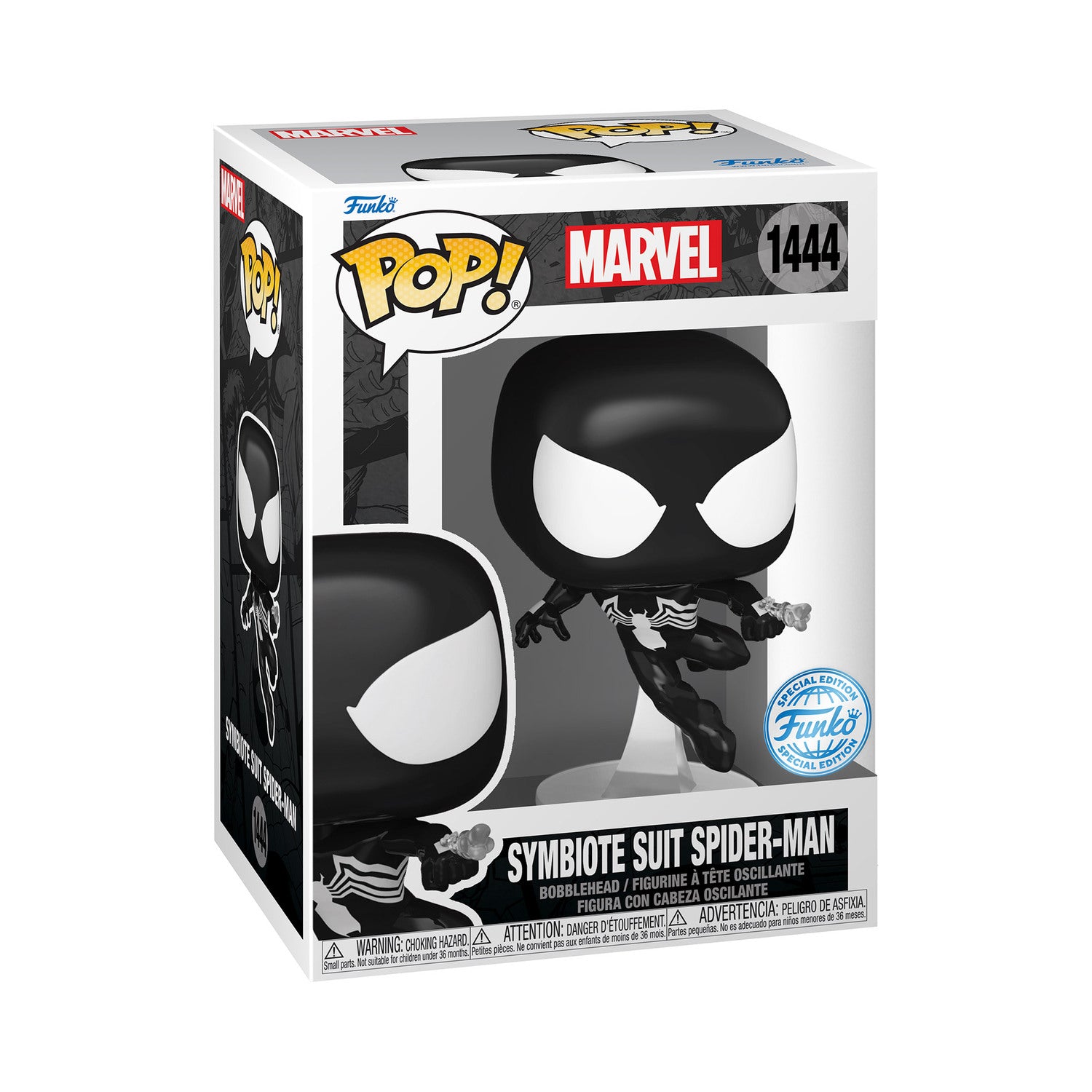Funko Pop Spiderman Con Simbionte Marvel - 1444