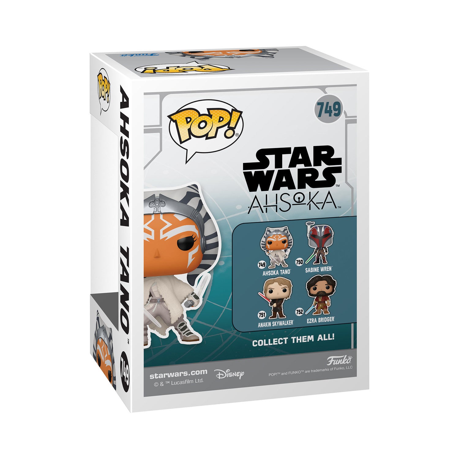 Funko Pop Ahsoka Tano Star Wars - 749