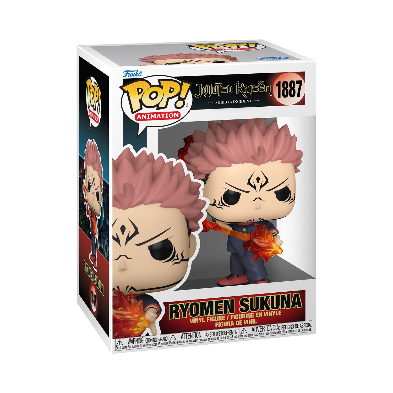 Funko Pop Ryomen Sukuna Con Flecha de Fuego Jujutsu Kaisen - 1887
