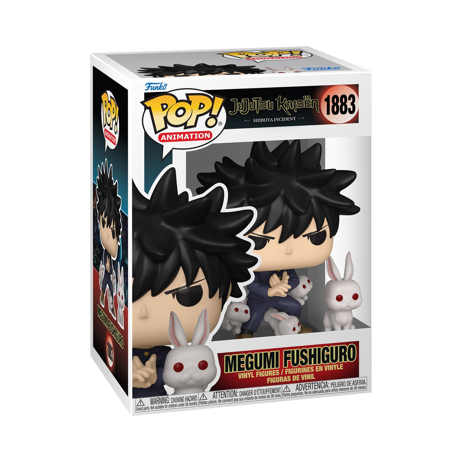 Funko Pop Megumi Fushiguro Con Conejos Jujutsu Kaisen - 1883