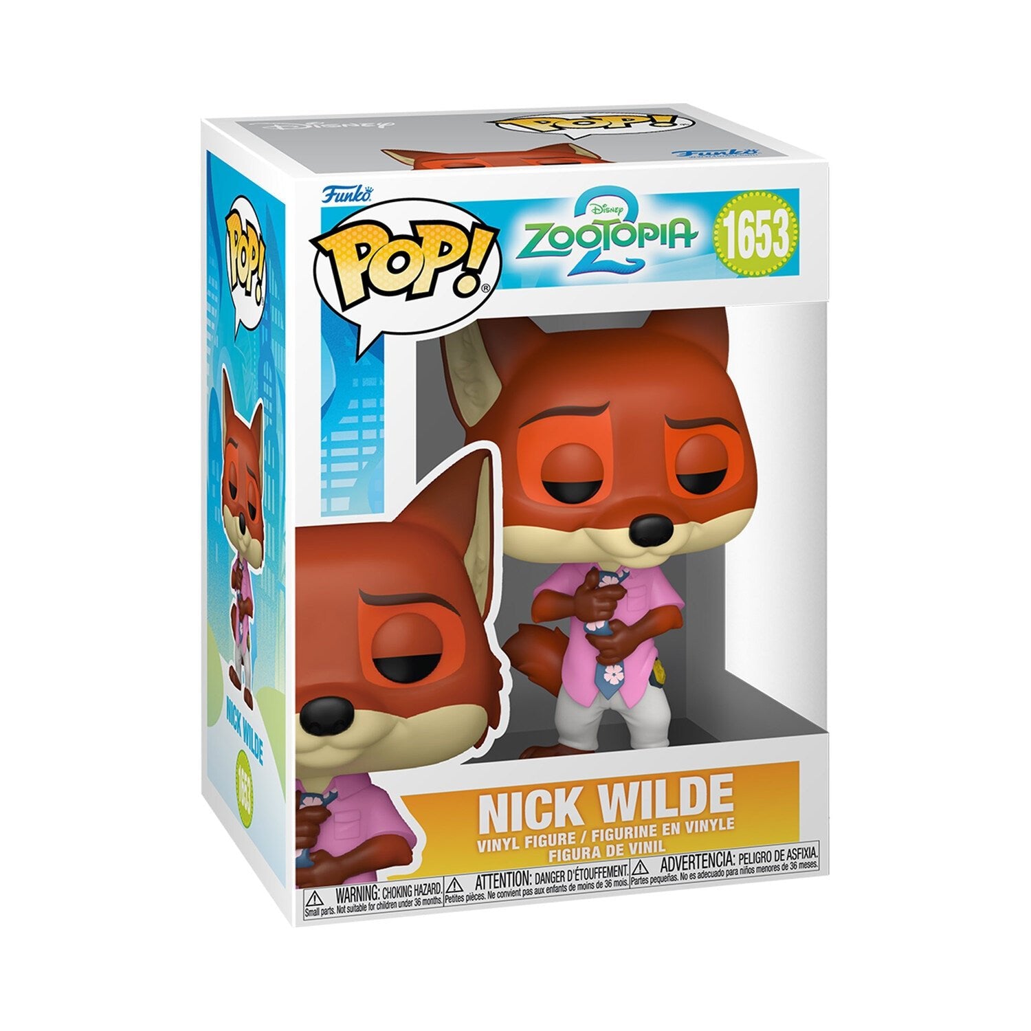Funko Pop Nick Wilde Zootopia 2 Disney - 1653 - Funkos Pop Chile | The Brands Club cl