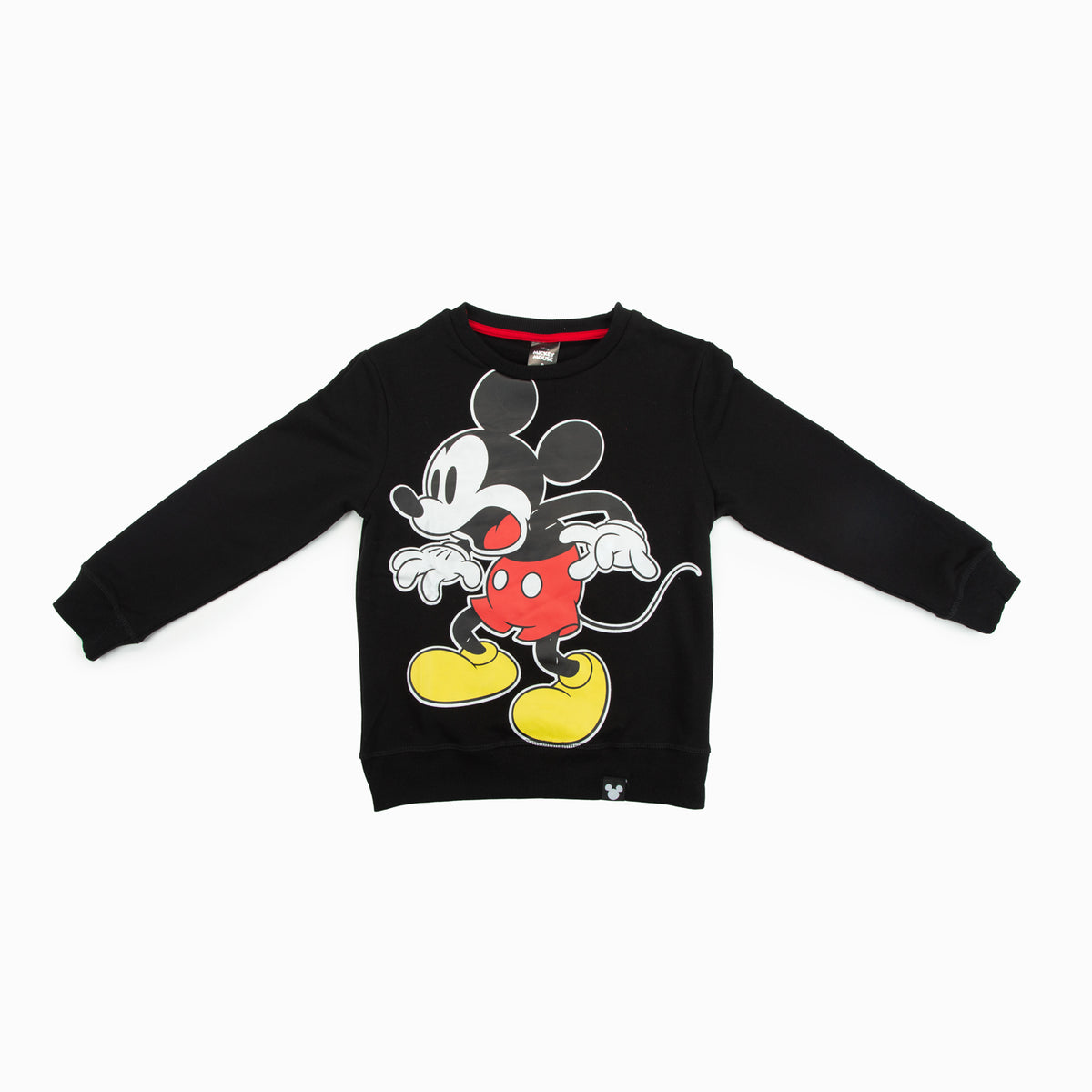 Poleron Niño Mickey Afraid Negro Disney