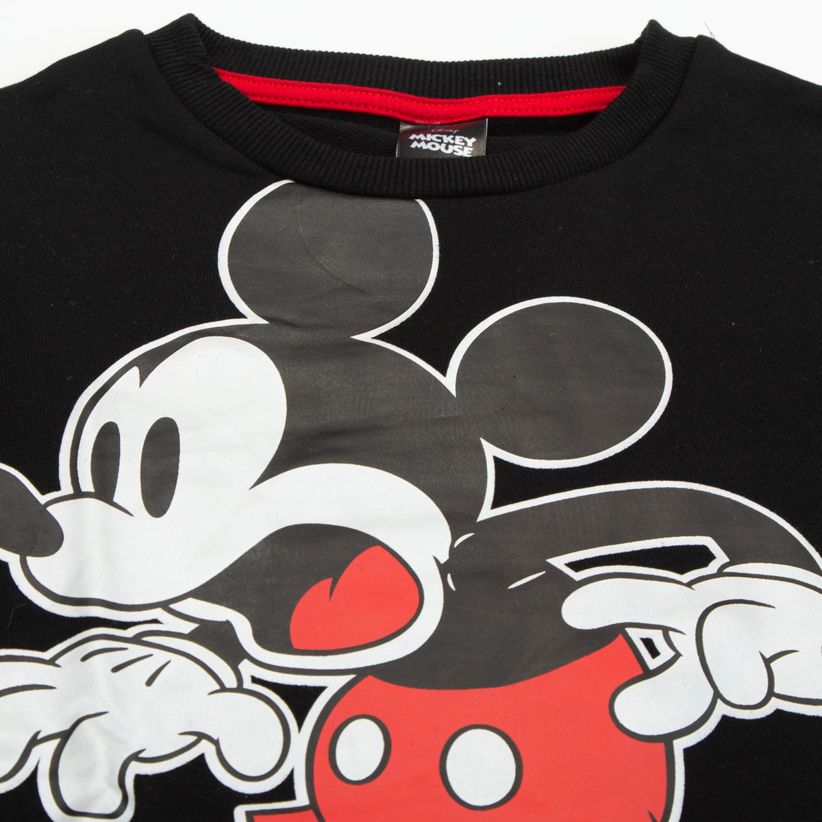 Poleron Niño Mickey Afraid Negro Disney