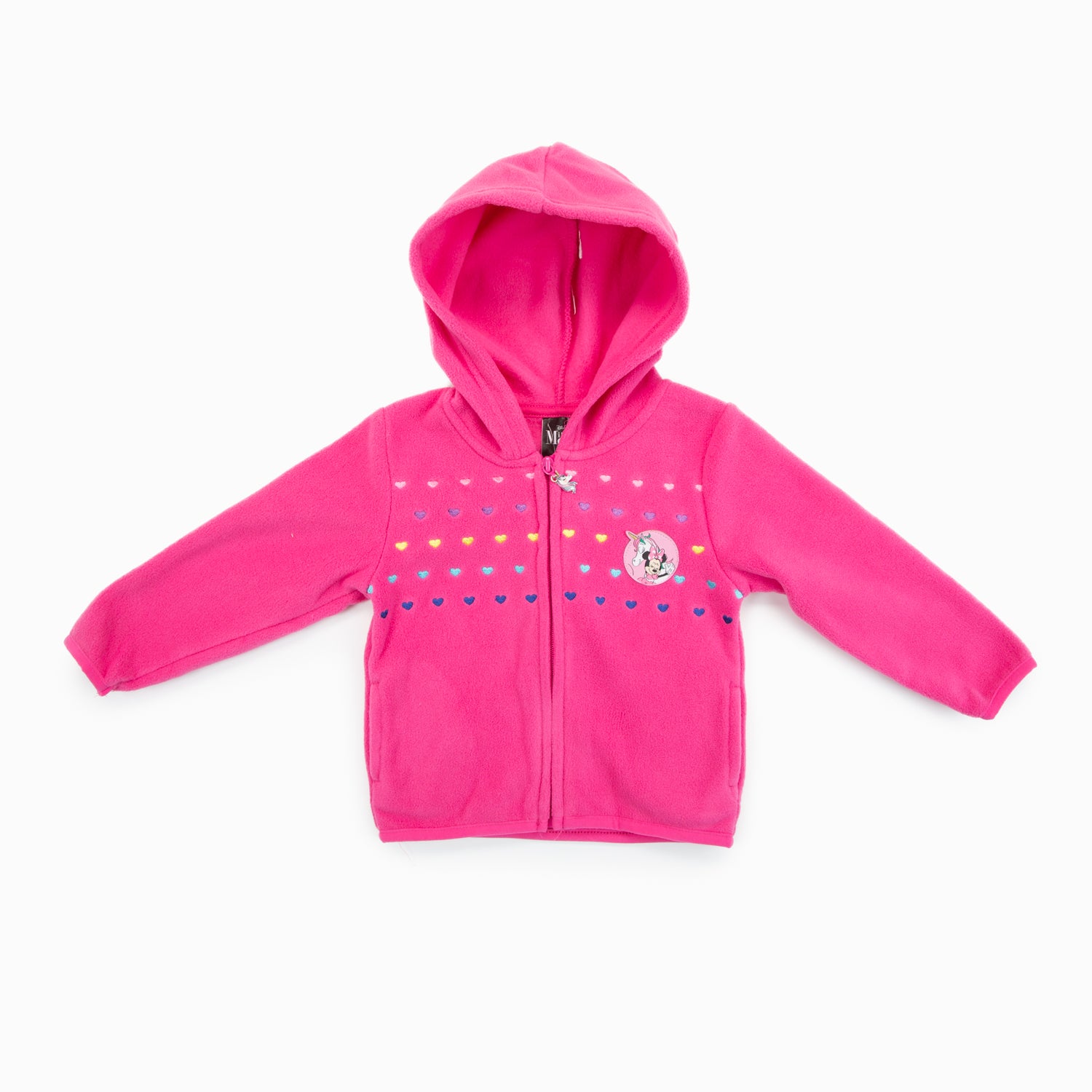 Poleron Niña Minnie Hearts Rosado Disney