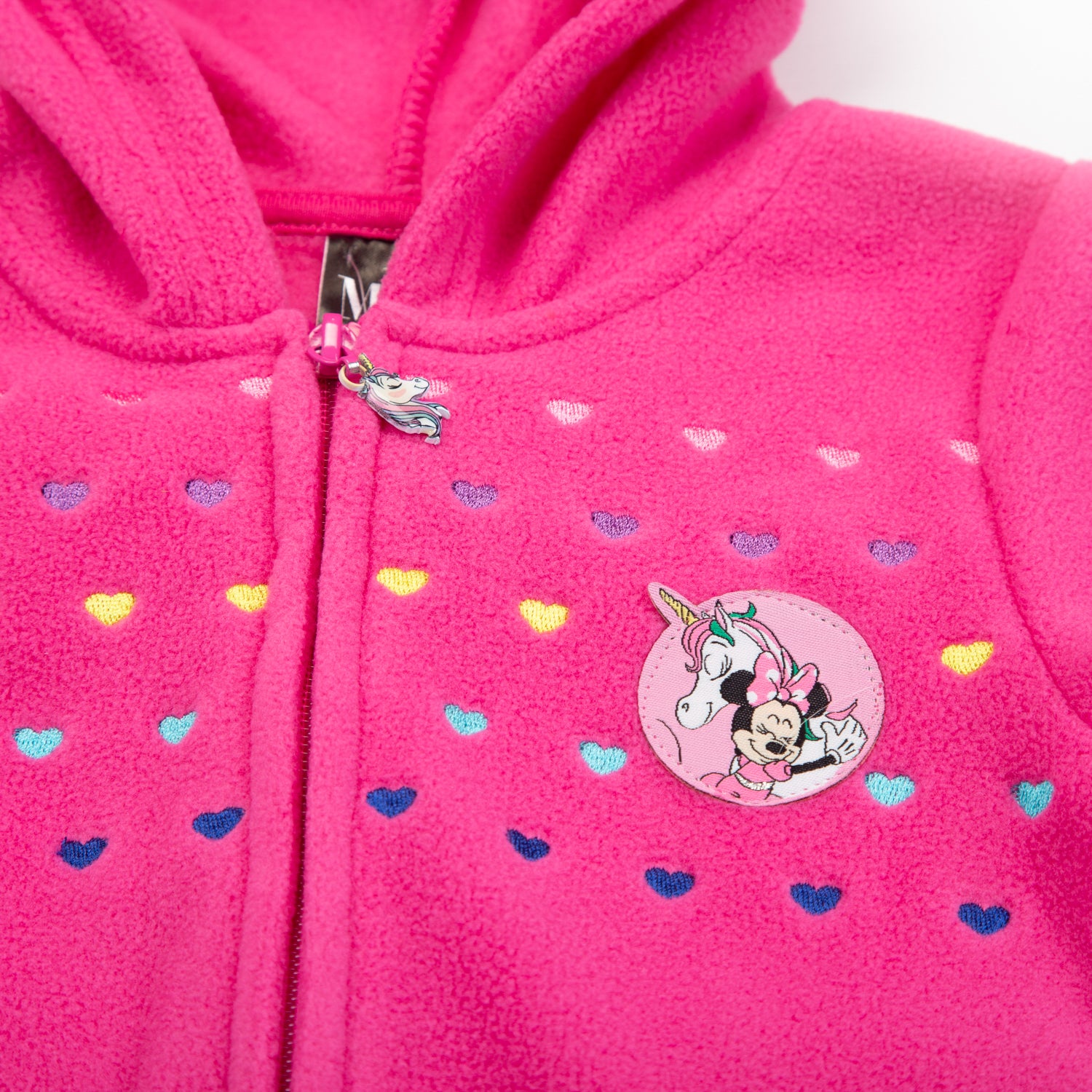 Poleron Niña Minnie Hearts Rosado Disney