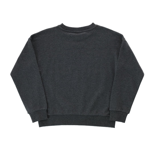 Poleron Cerrado Niña Cruz Gris Metallica - Polerones Chile | The Brands Club cl